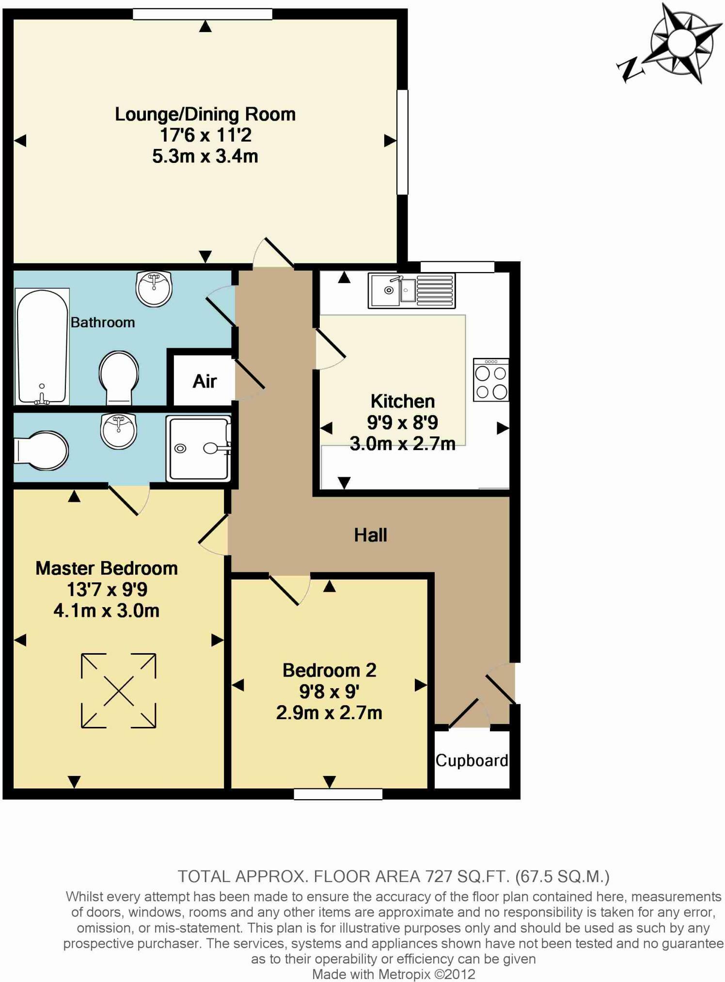 Flat 5, Dudsbury Pines, Ferndown floorplan