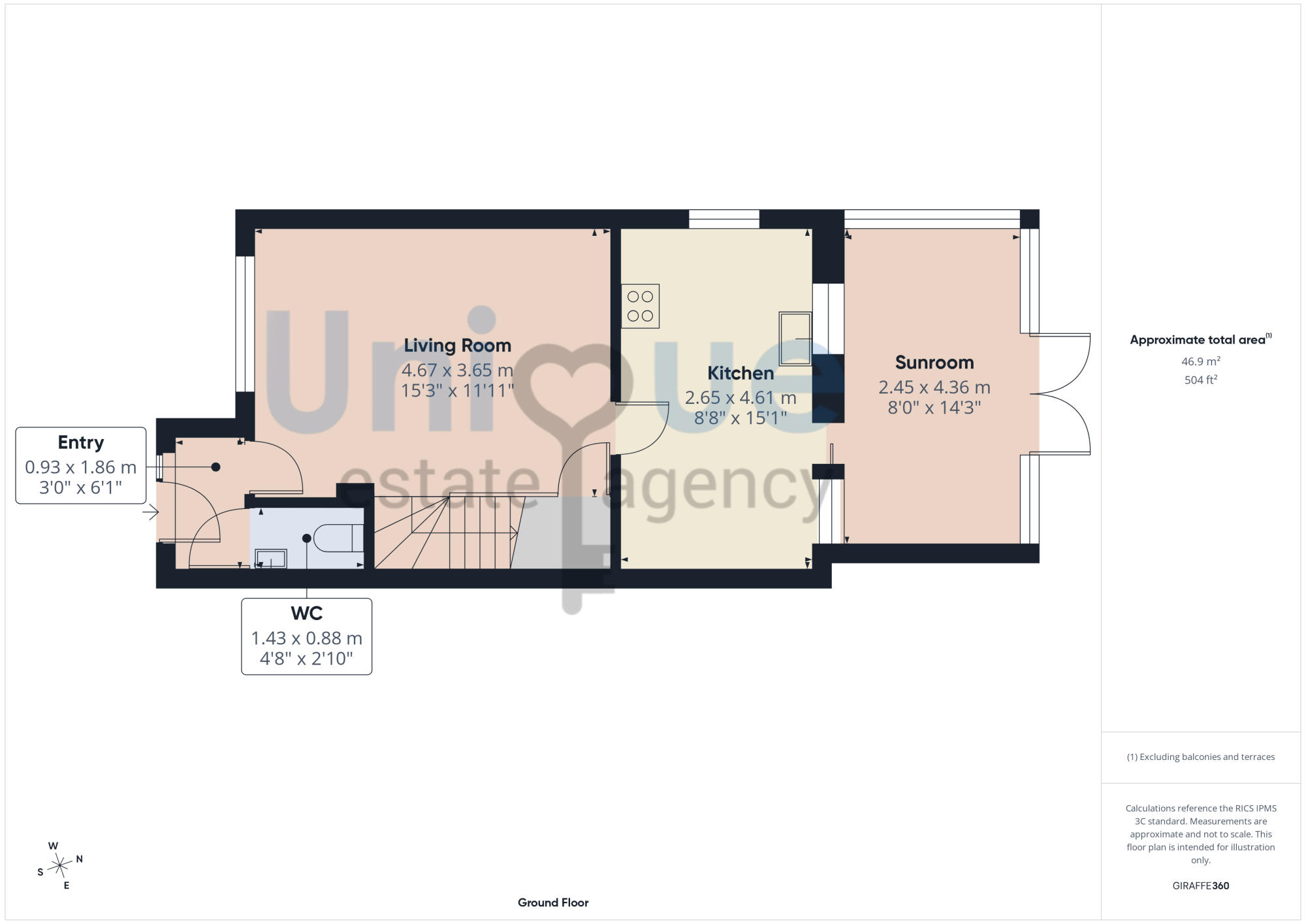 3, Knightsbridge Close, Wesham floorplan