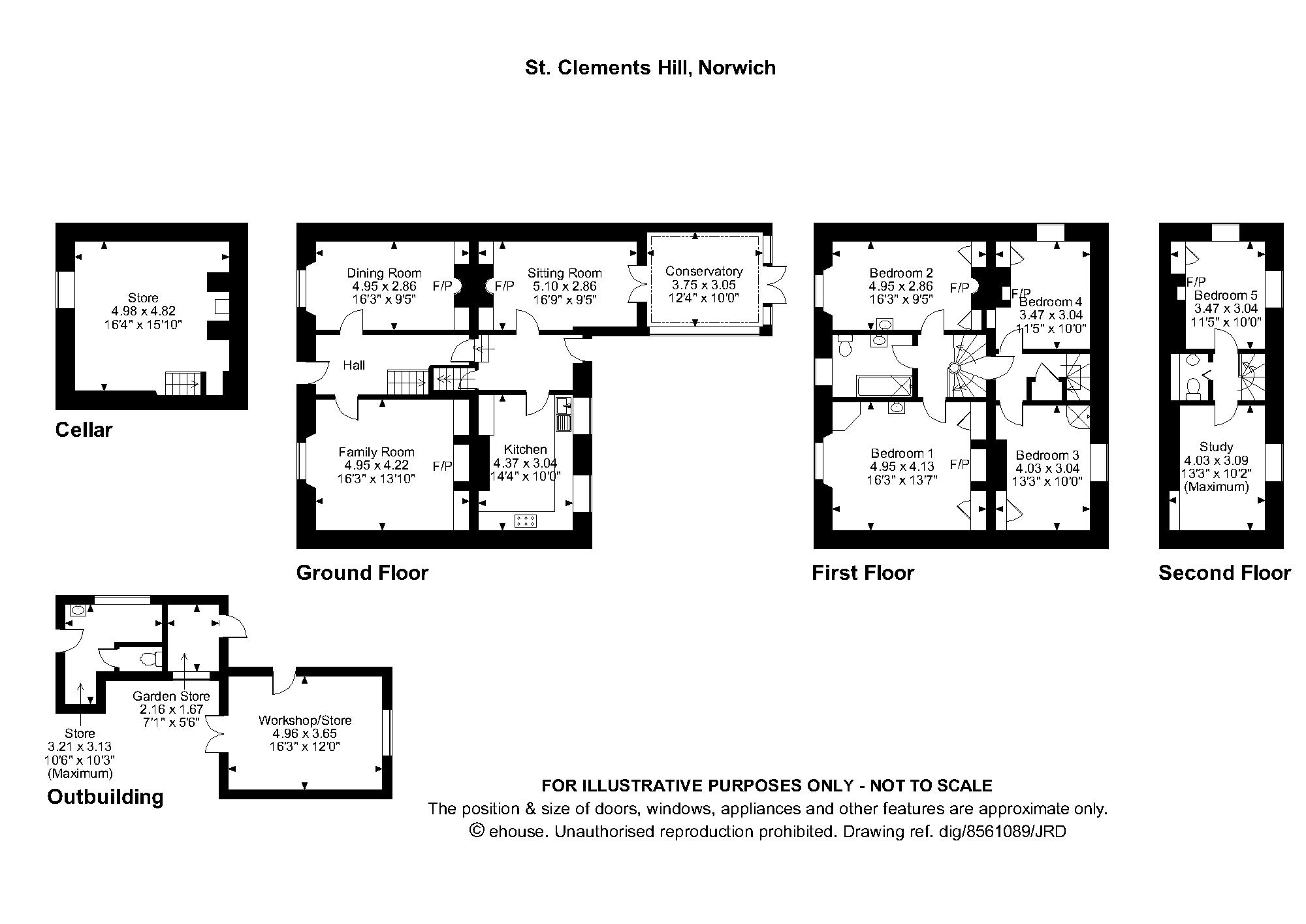 St. Clements Hill, Norwich NR3, 5 bedroom semidetached house for sale