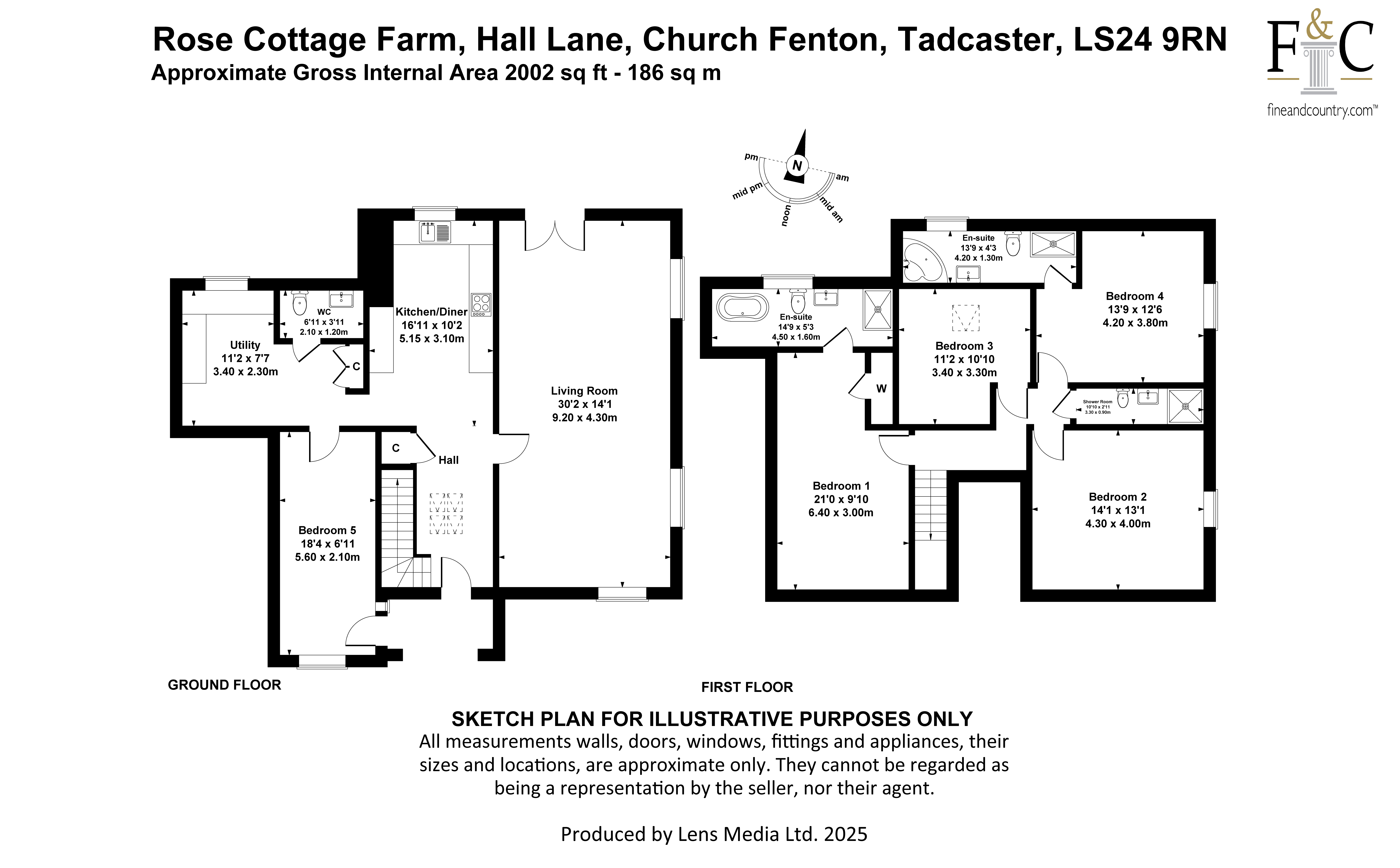 Rose Cottage Farm,, Hall Lane, Tadcaster floorplan
