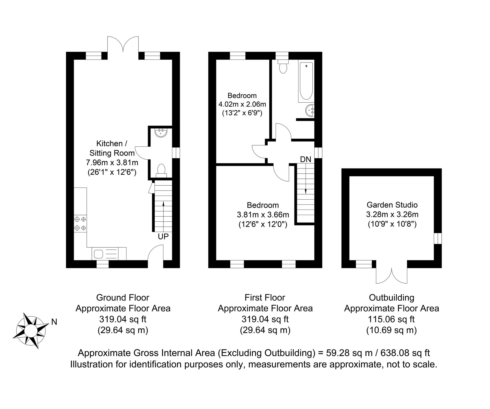 27 Chatfield Close, Lewes floorplan