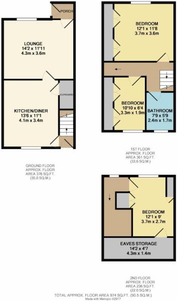 15, Robert Street, Bury floorplan