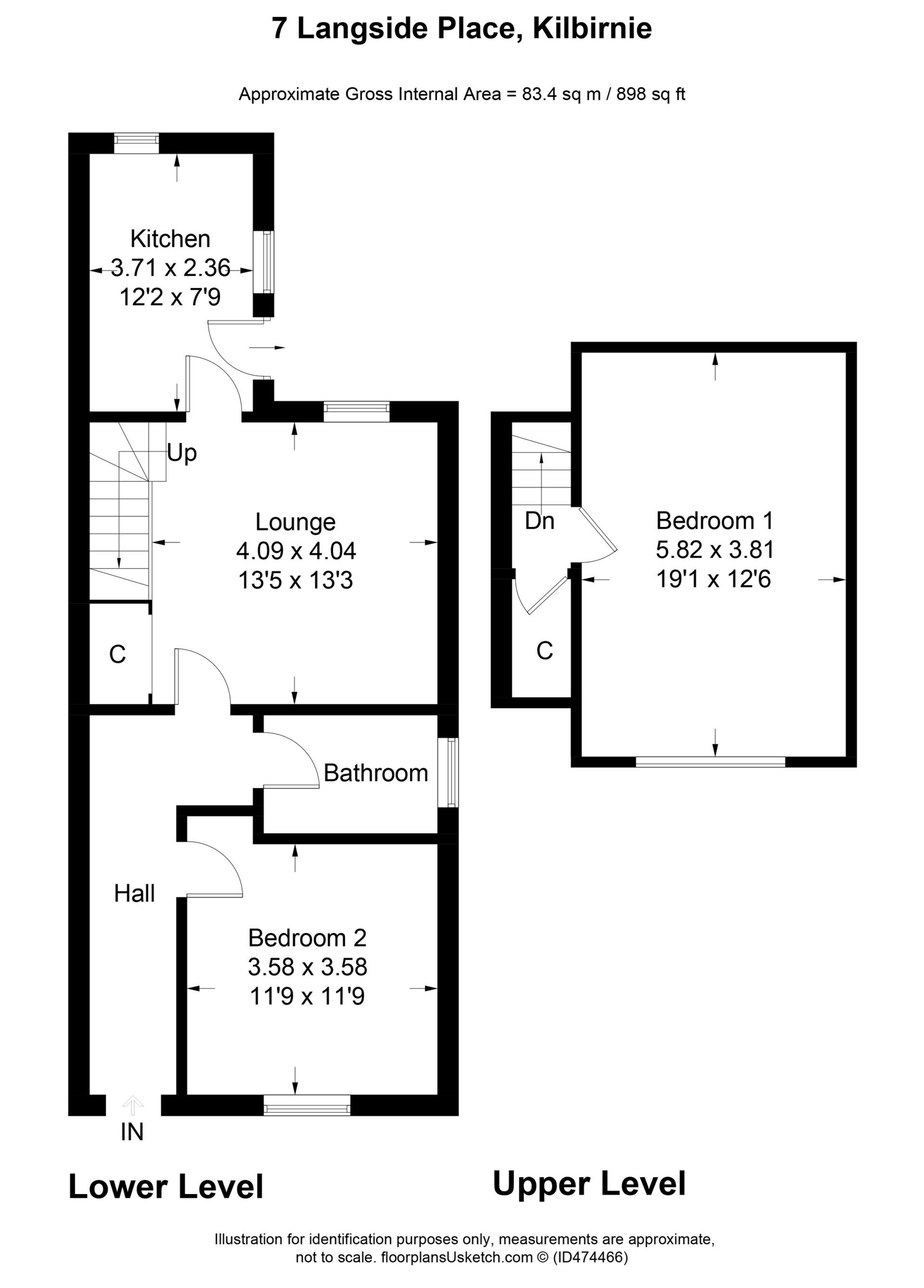 2 Bedrooms Semi-detached house for sale in Langside, Kilbirnie KA25