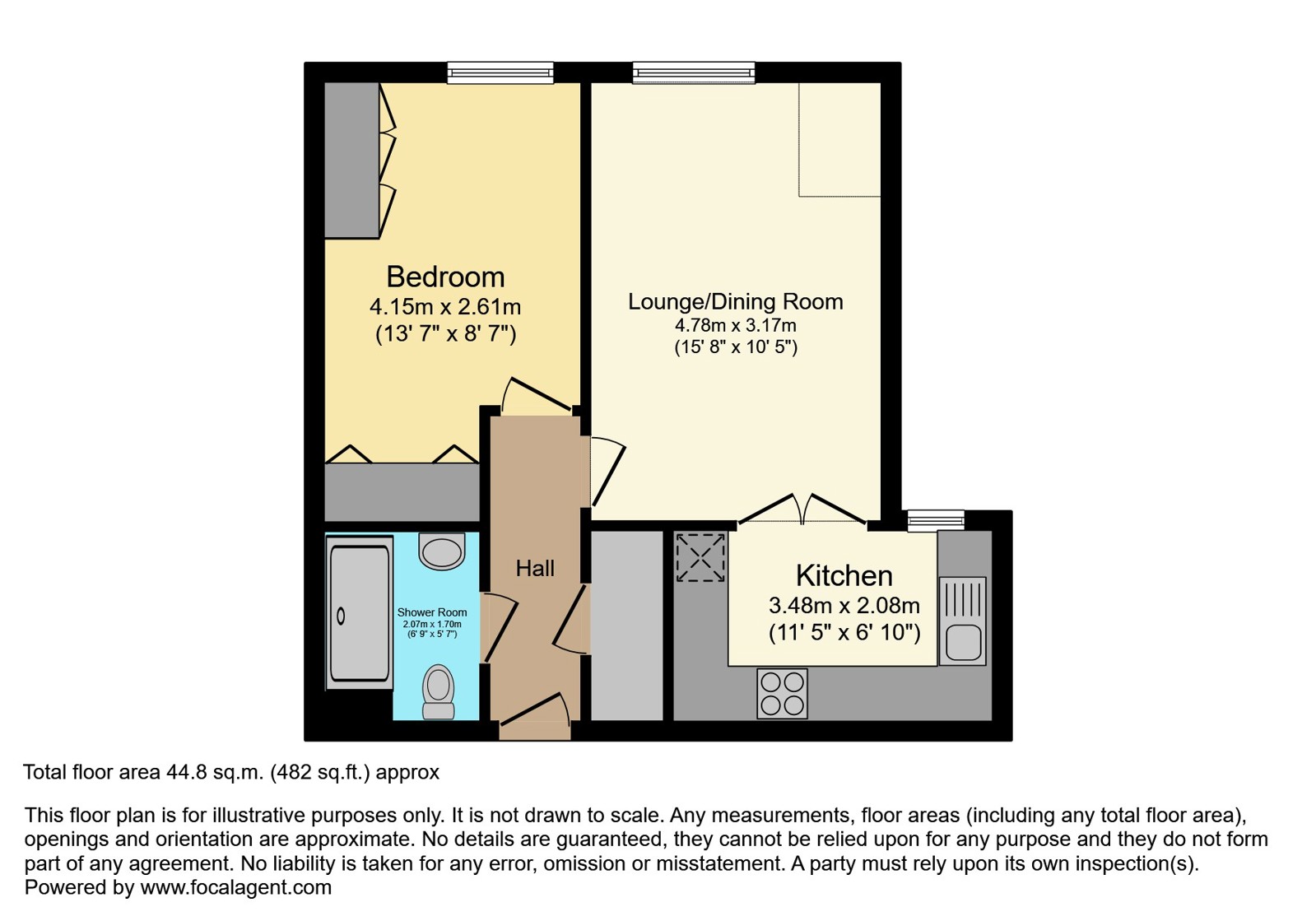 21, Broadway Court, Gosforth floorplan