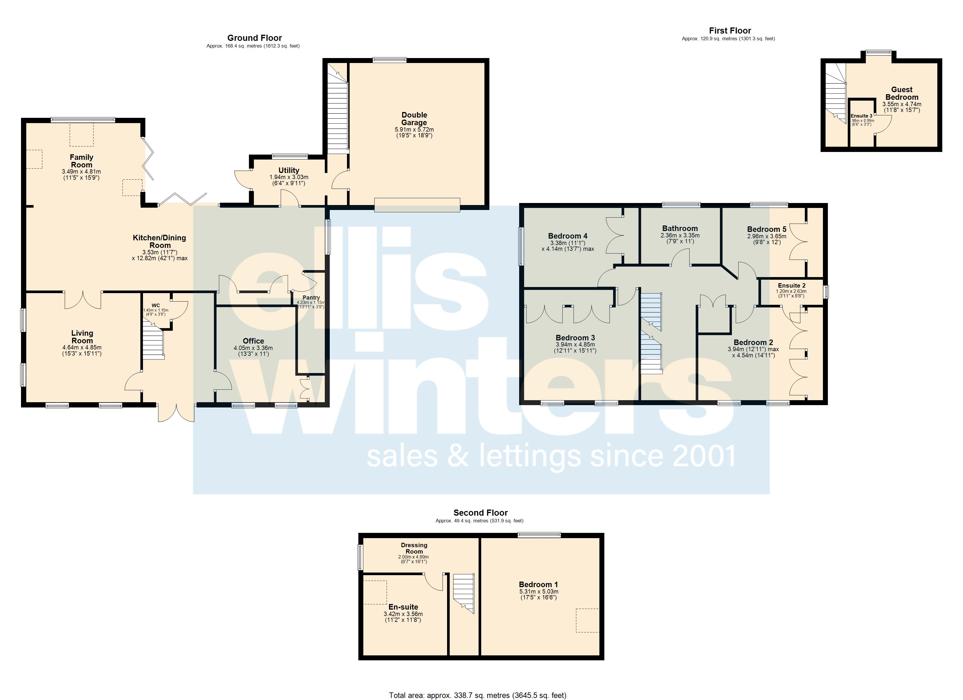 Brooklands, 1, New Woods Drive, March, Cambridgeshire floorplan