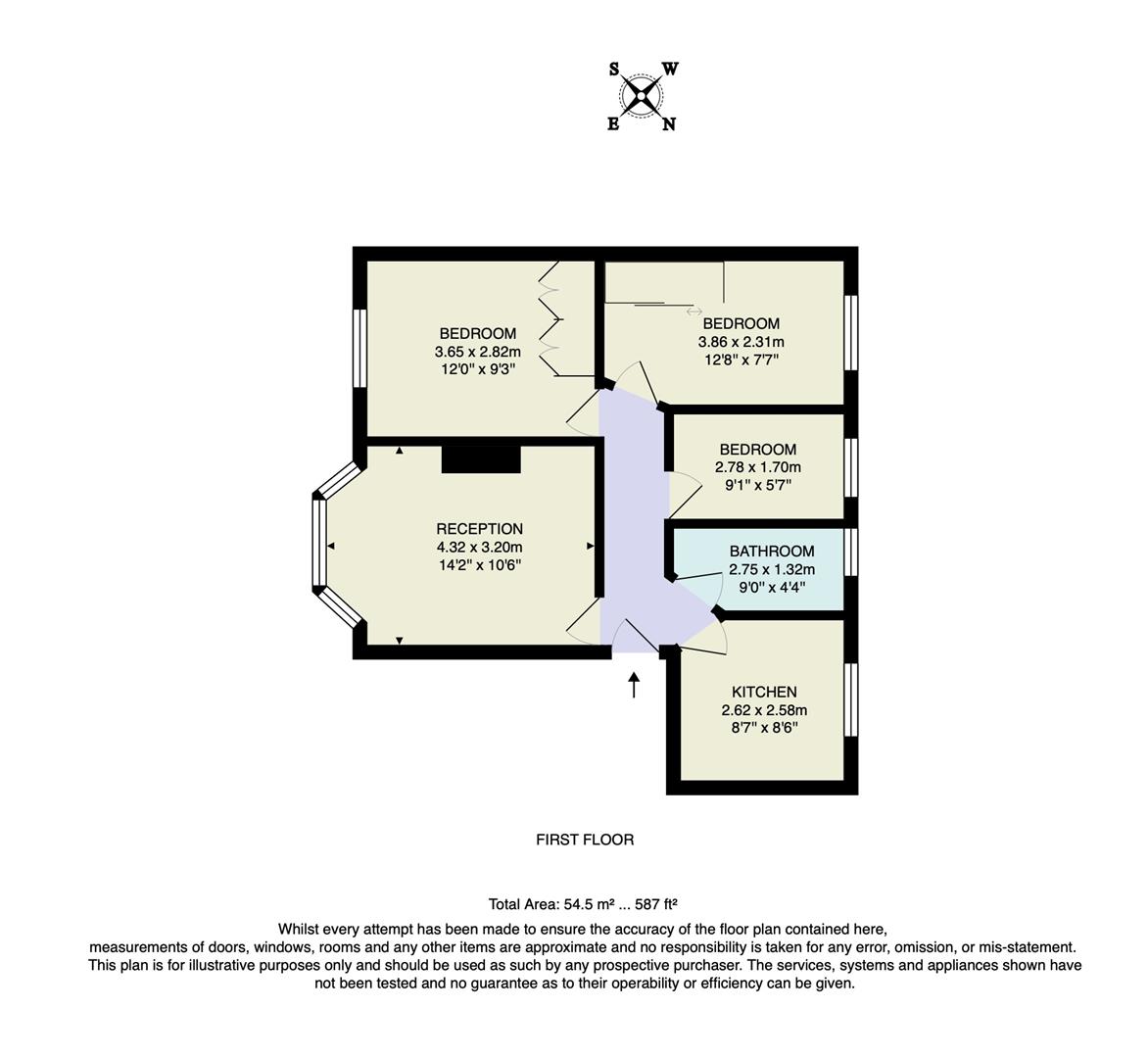 12 Crescent View, High Road, Loughton floorplan