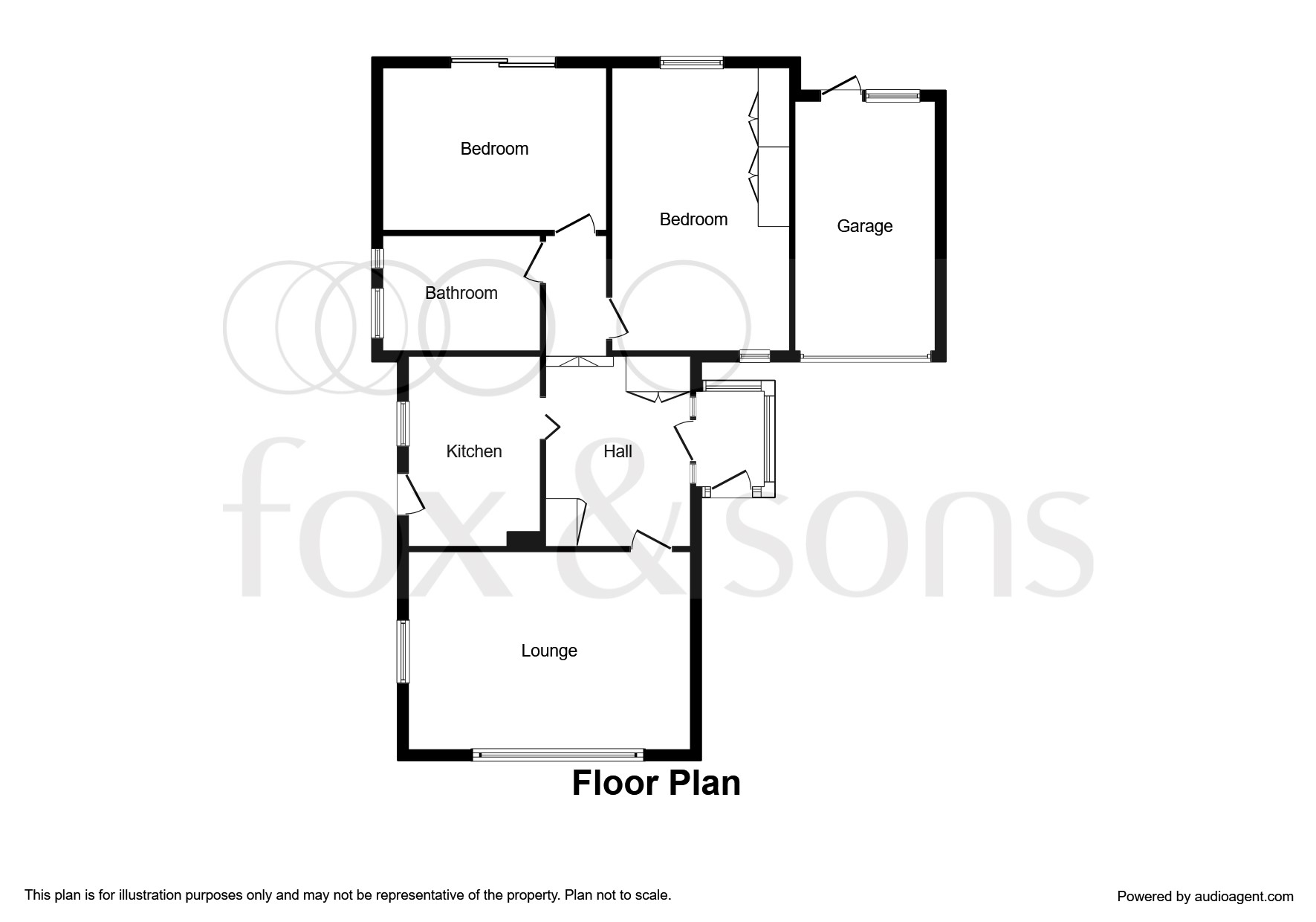 2 Bedrooms Detached bungalow for sale in Swanbourne Close, Lancing BN15