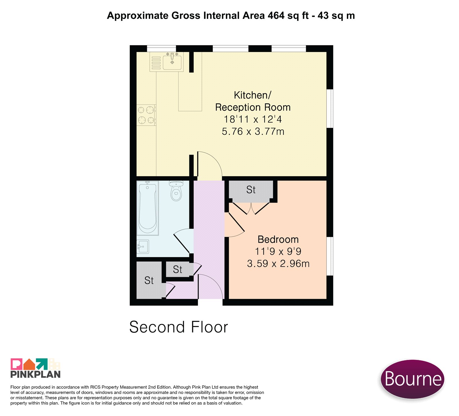 17 St. Marks Court,, Brooklyn Road, Woking floorplan