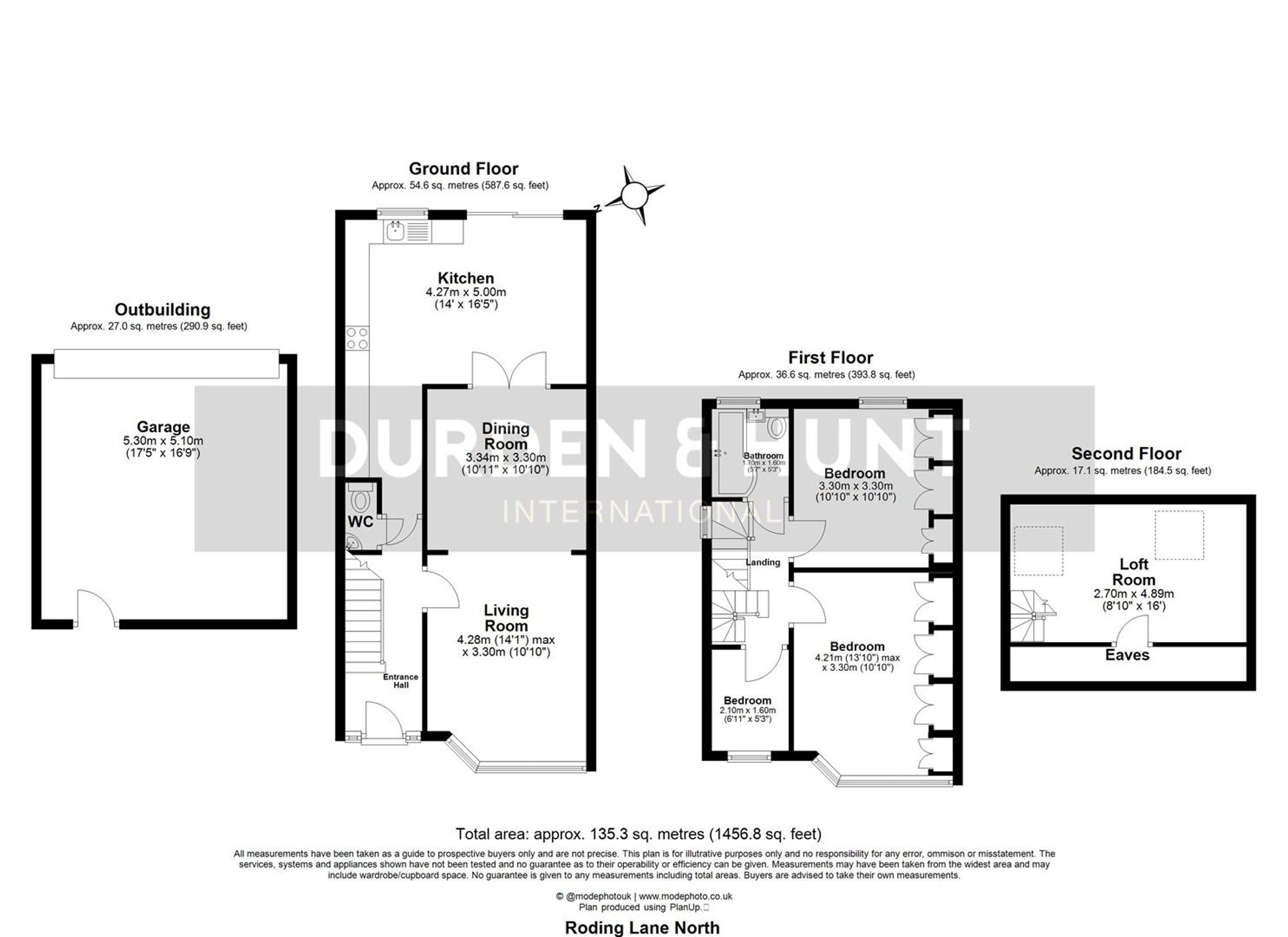 329 Roding Lane North, Woodford Green floorplan