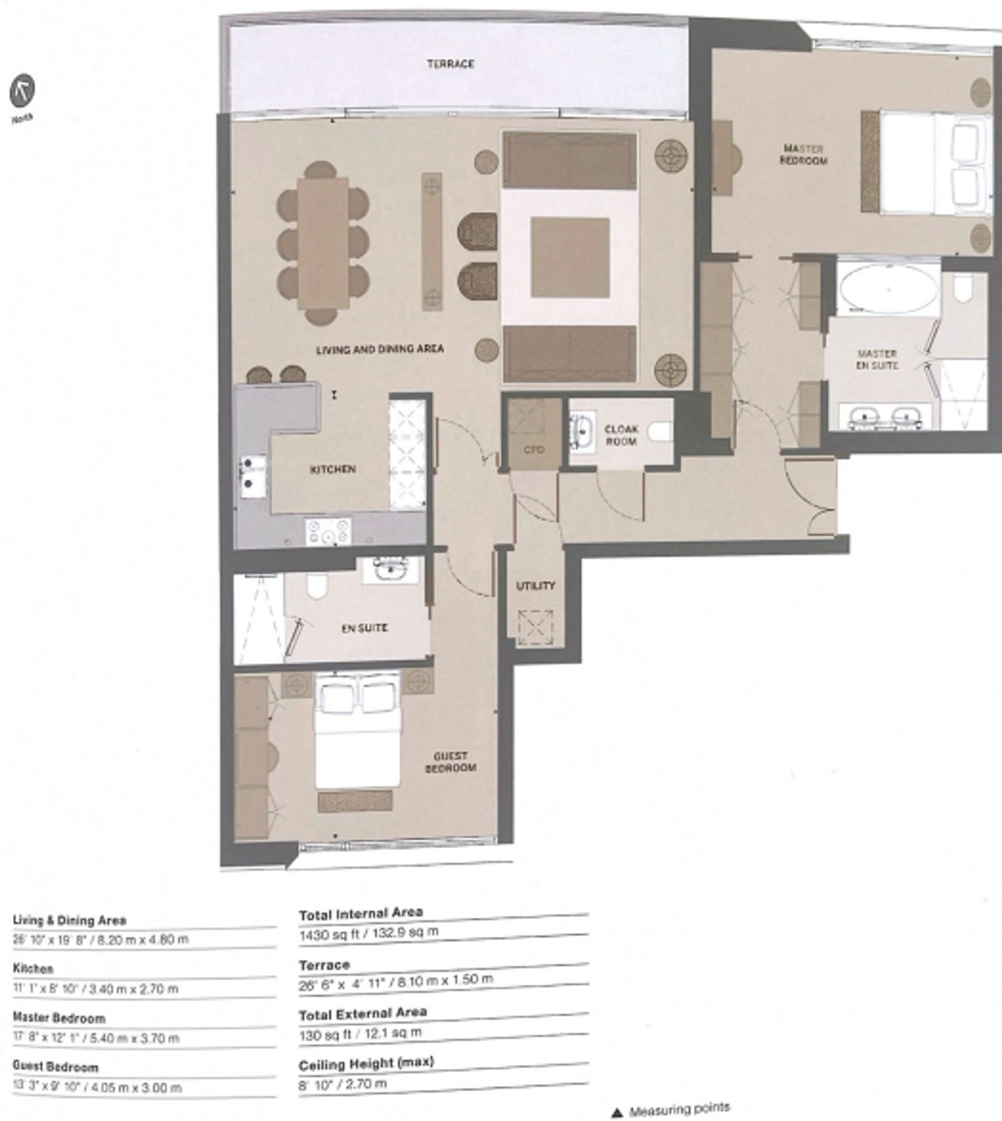 14 Blenheim House Crown Square, London floorplan