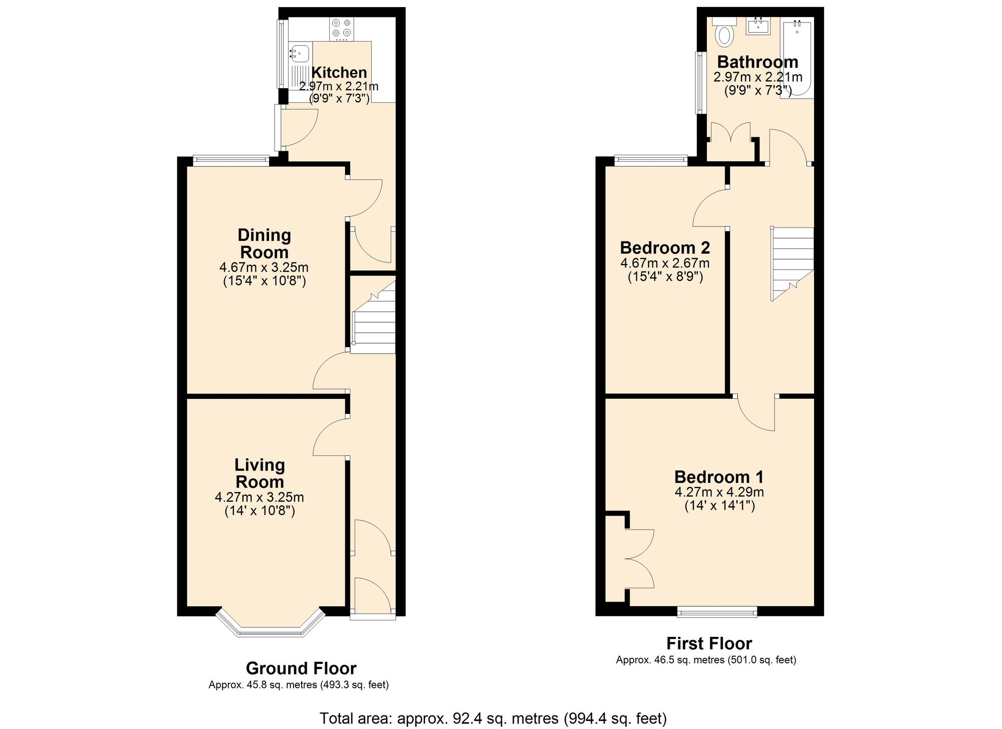9 Bury Street, Accrington floorplan