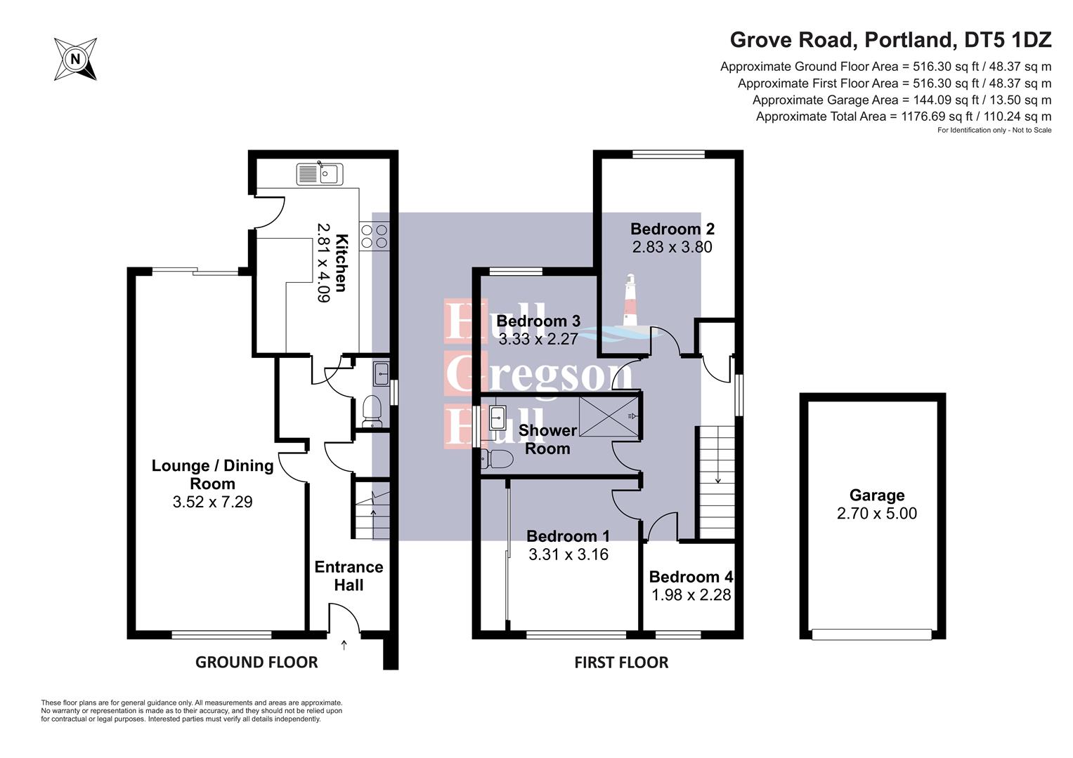 91, Grove Road, Portland floorplan