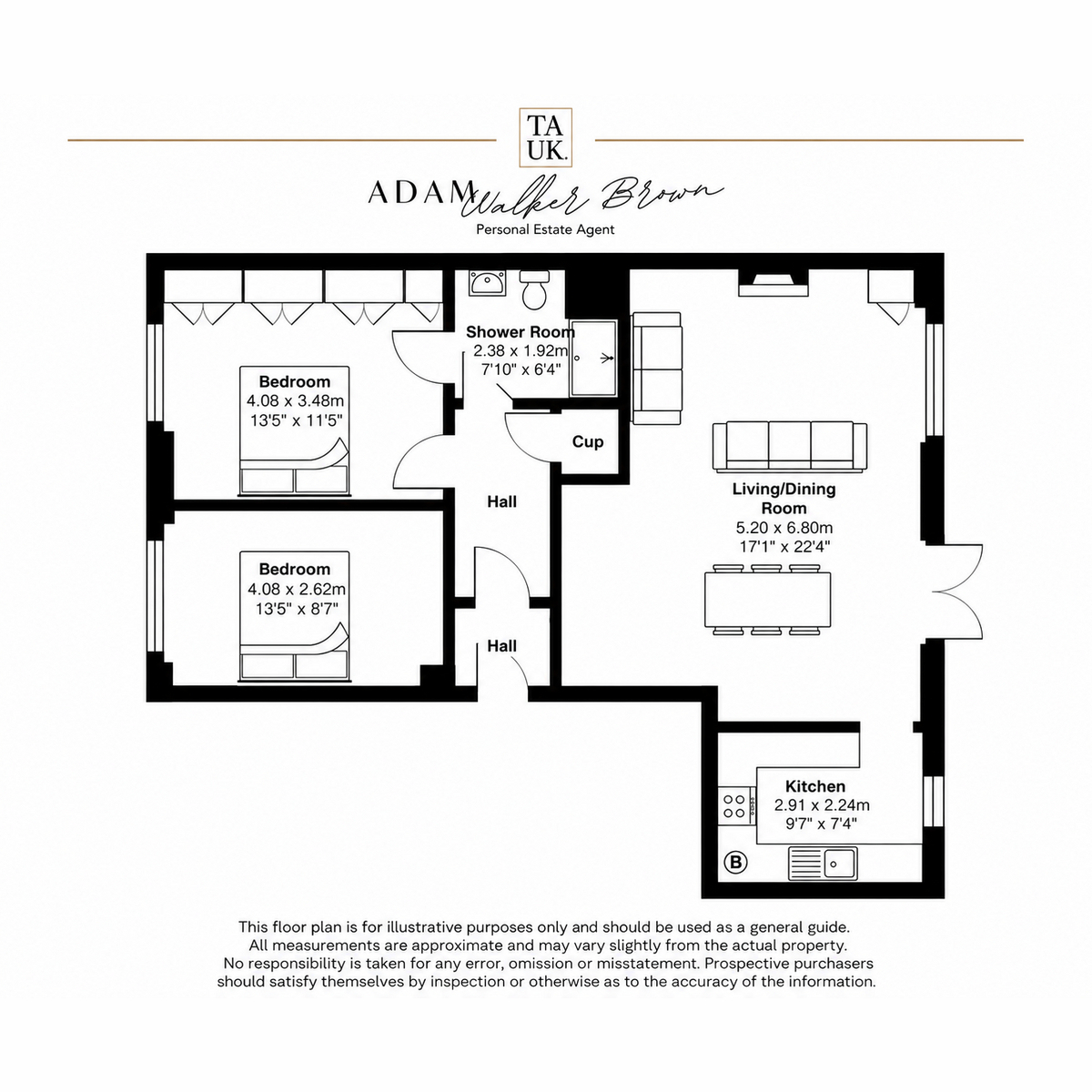 Turneys Court, Nottingham floorplan