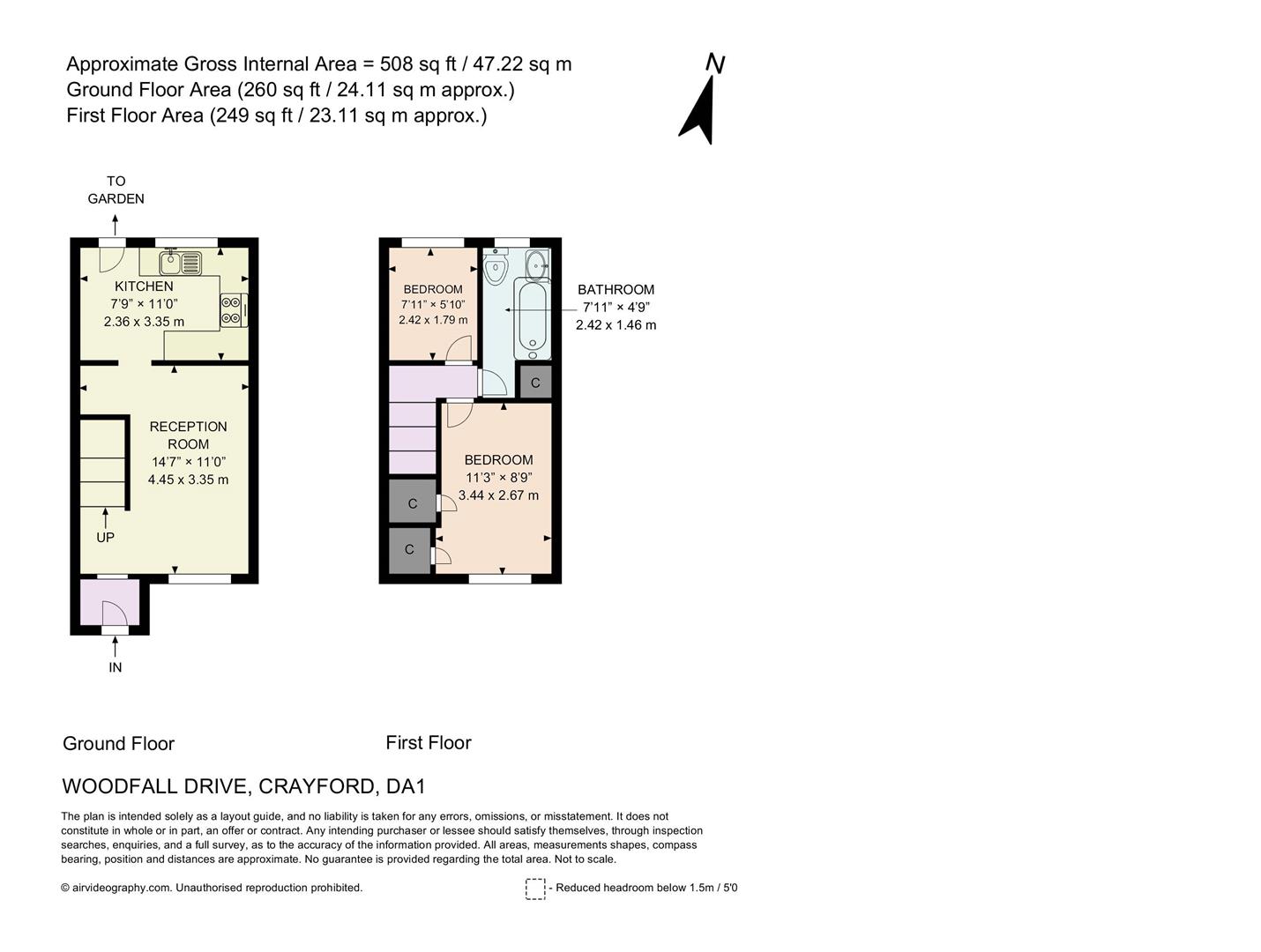 78, Woodfall Drive, Crayford floorplan