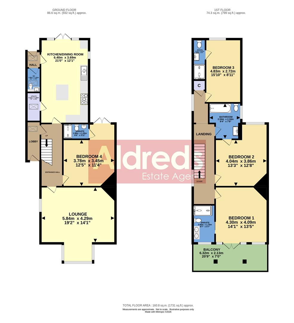 27, Marine Parade, Great Yarmouth floorplan