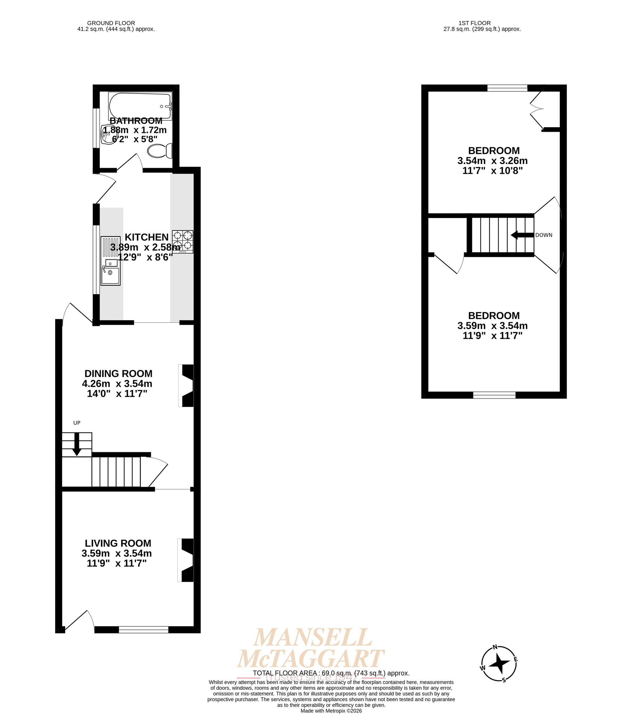 45 Station Road, Lingfield floorplan