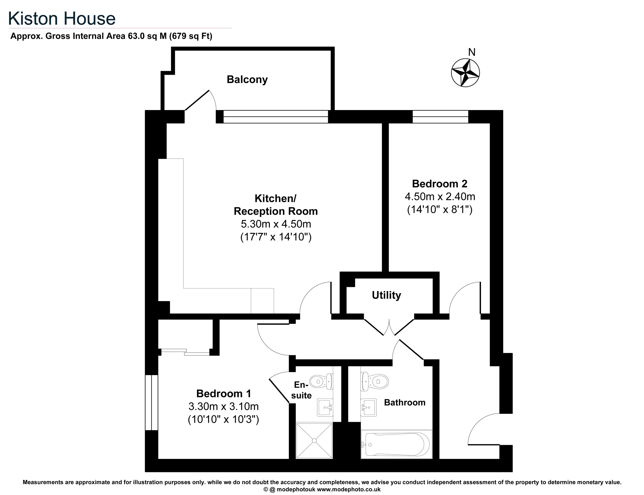 Flat 907, London floorplan