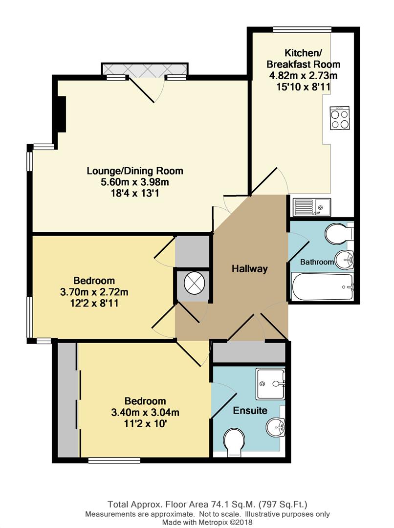 2 Bedrooms Flat for sale in Foley Mews, Claygate, Esher KT10