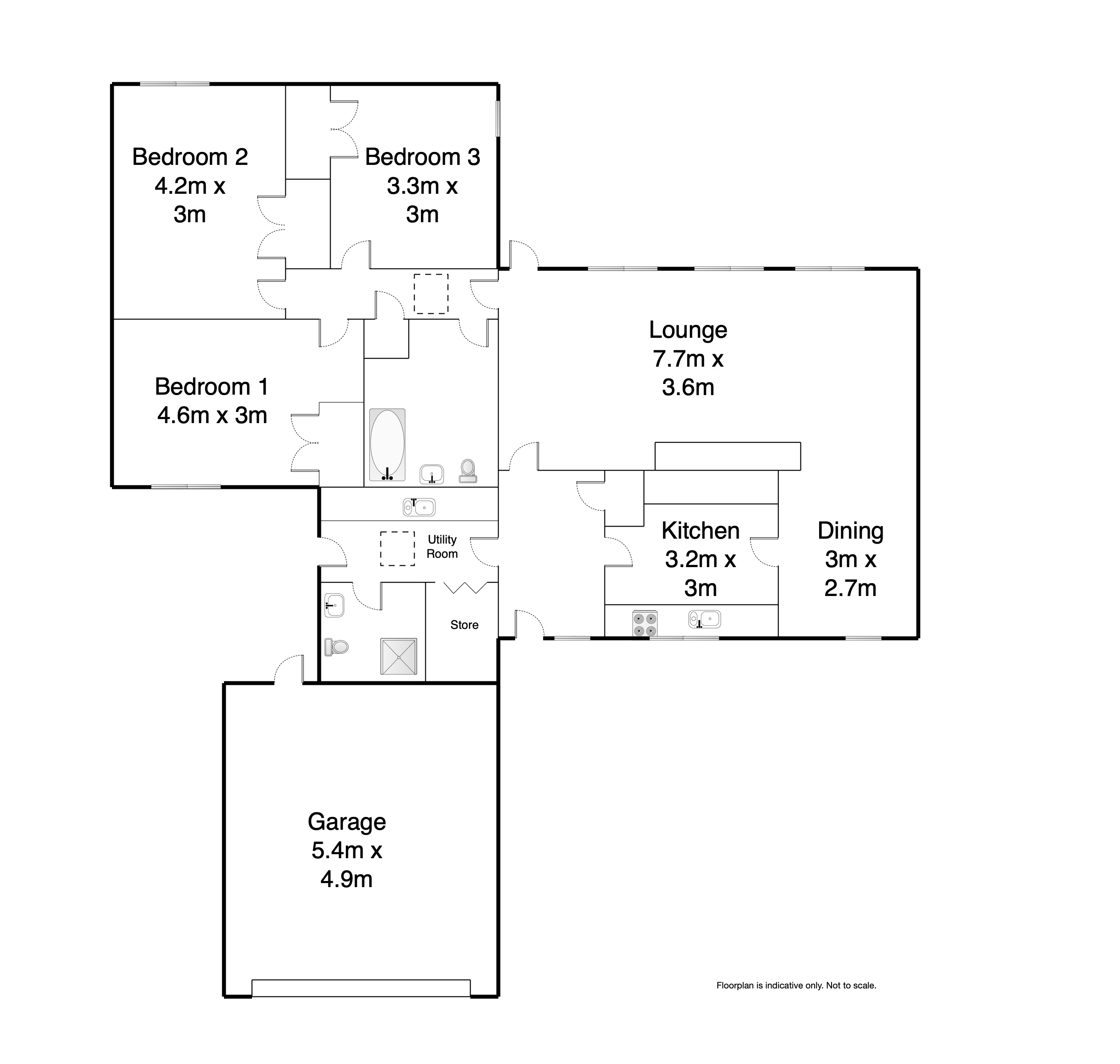 3 Bedrooms Detached bungalow for sale in Tweeddale Crescent, Gifford EH41