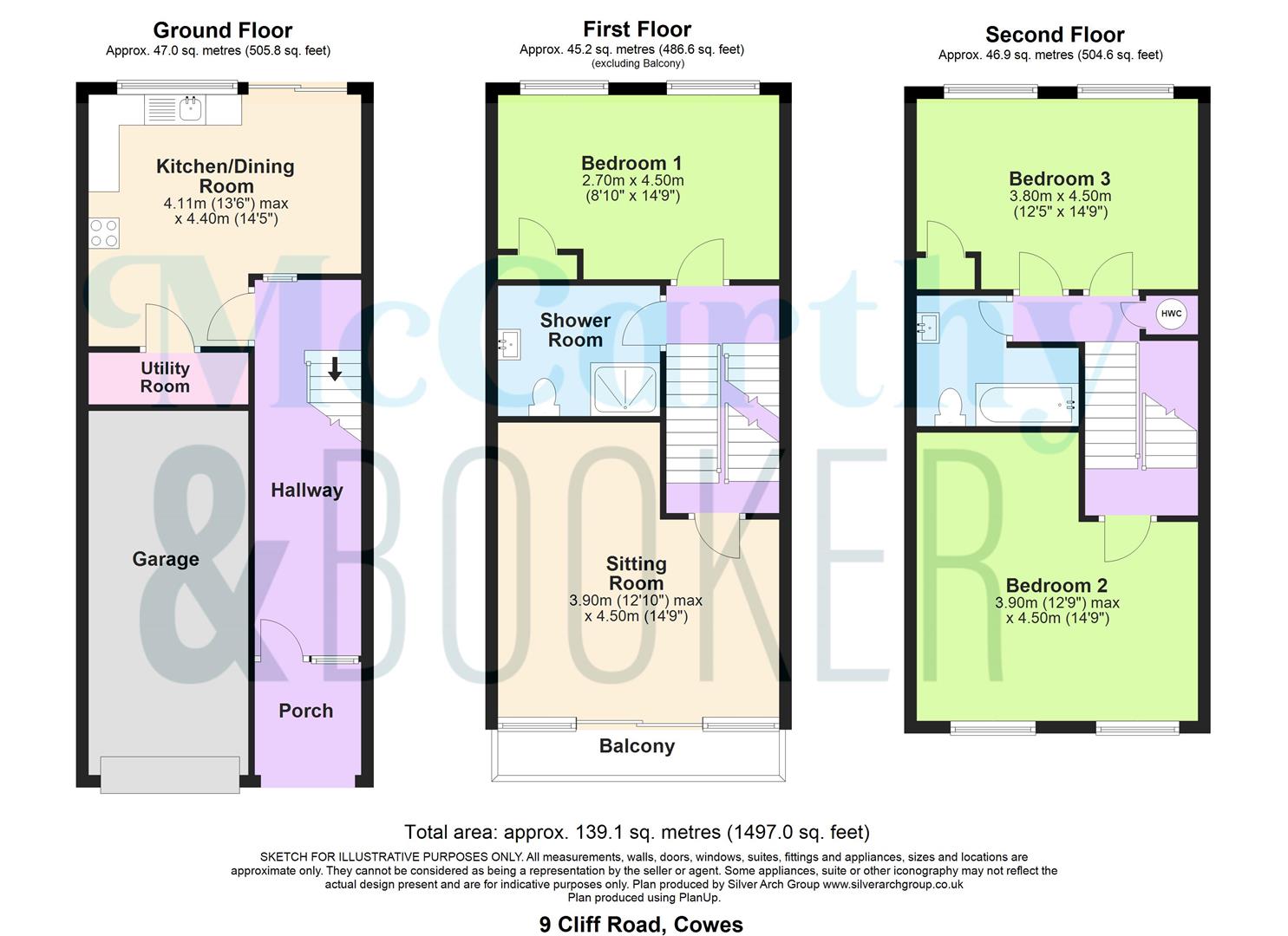 9, Cliff Road, Cowes floorplan