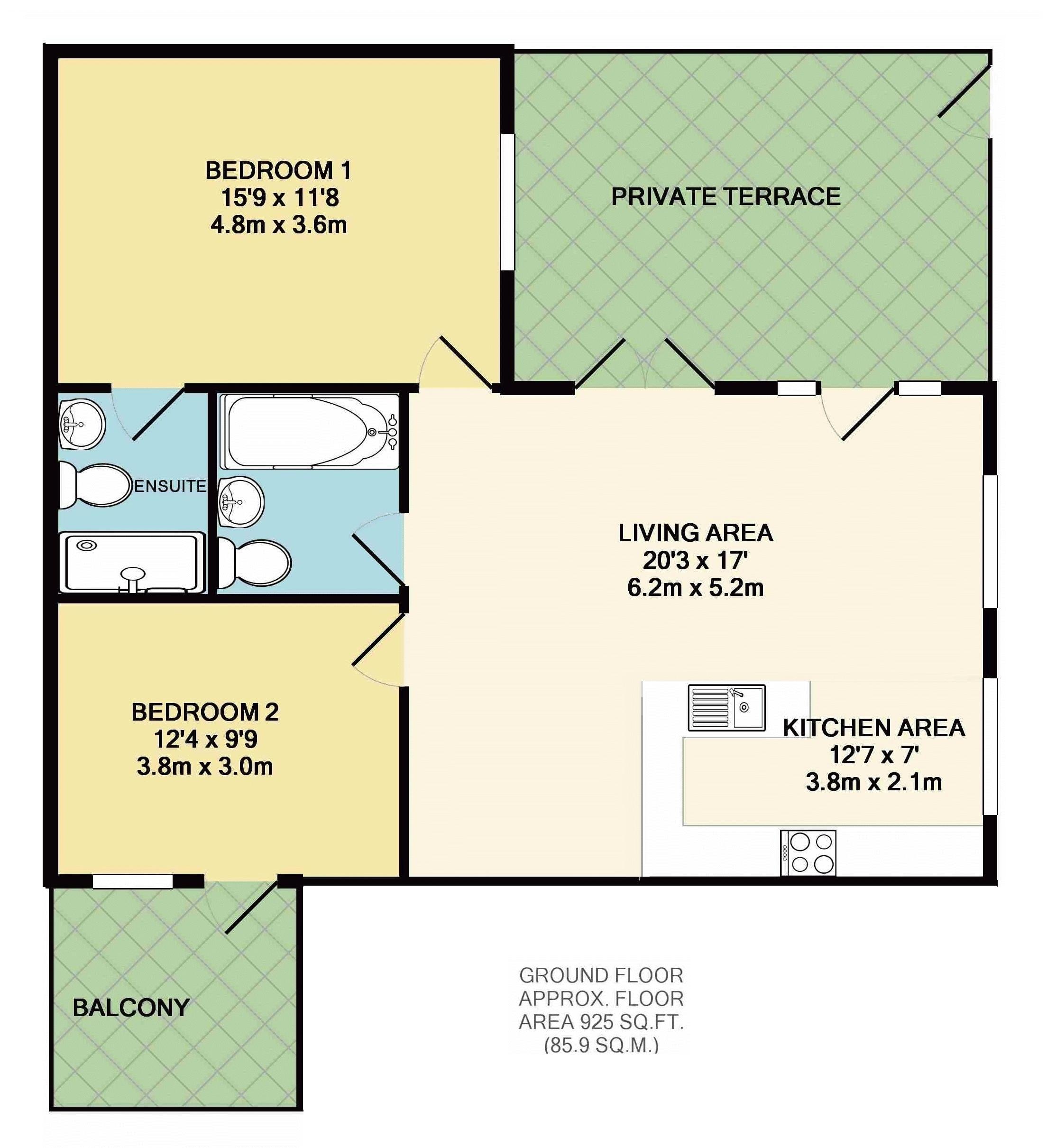 2 Bedrooms Flat for sale in Clarence Crescent, Sidcup DA14