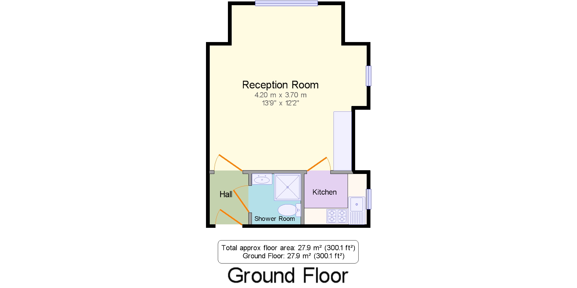 1 Bedrooms Studio to rent in Charterhouse Road, Godalming GU7