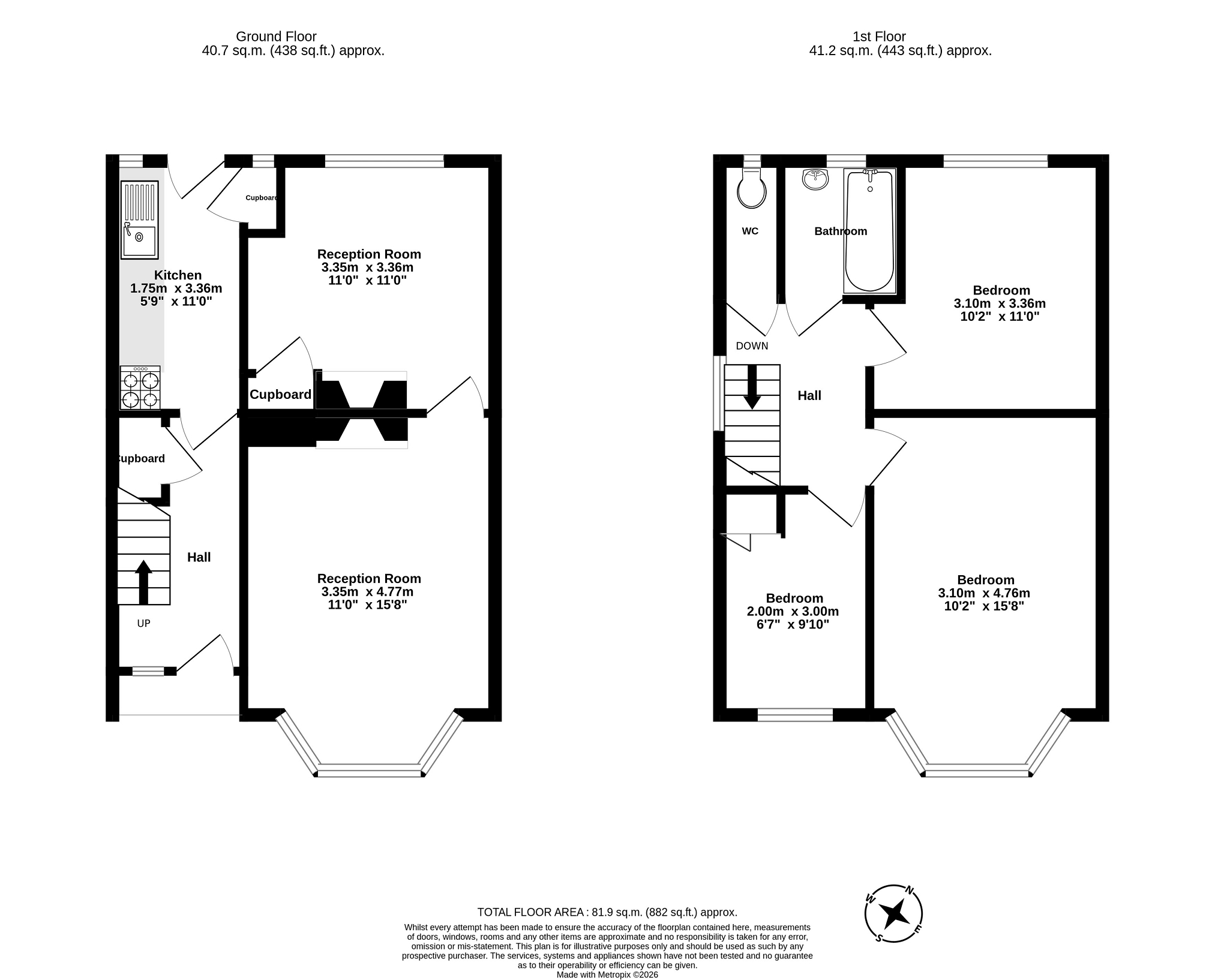 4, Devon Way, Chessington floorplan