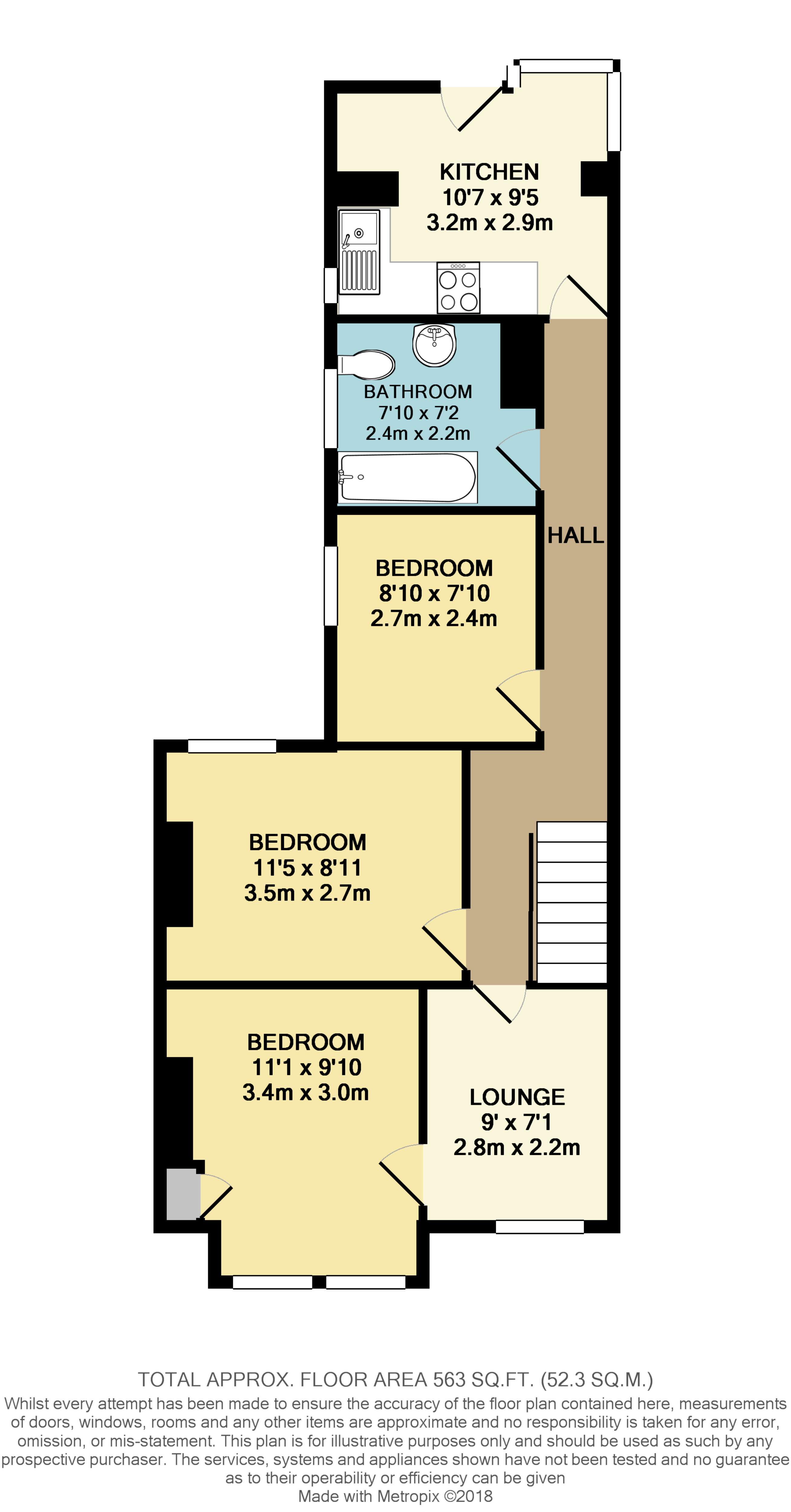 3 Bedrooms Maisonette to rent in Bear Road, Brighton BN2