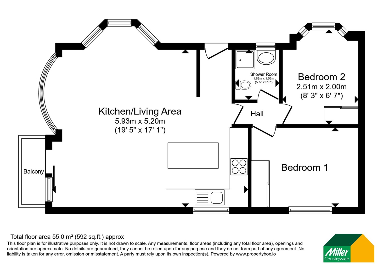 6, Site 1a, Cornwall floorplan