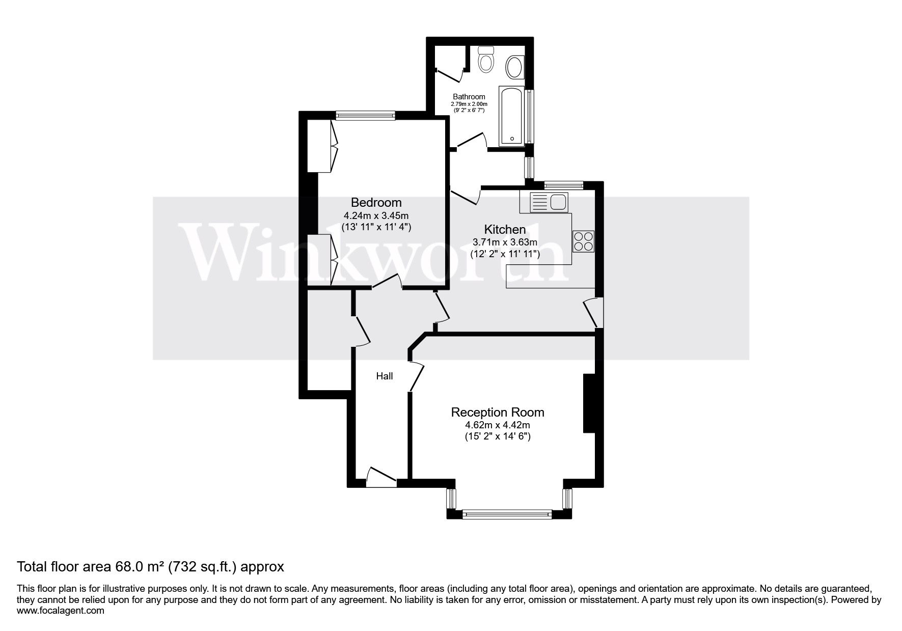 39,, Radnor Road, Harrow floorplan