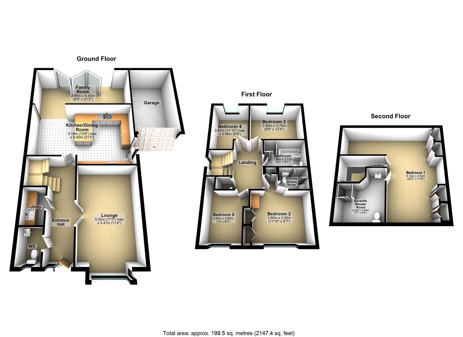 46, Westfield Lane, Leeds floorplan