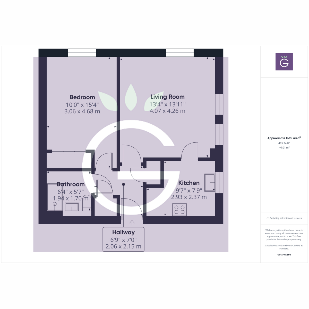 Flat Flat 42, Old Silk Mill, Silk Lane, Reading floorplan