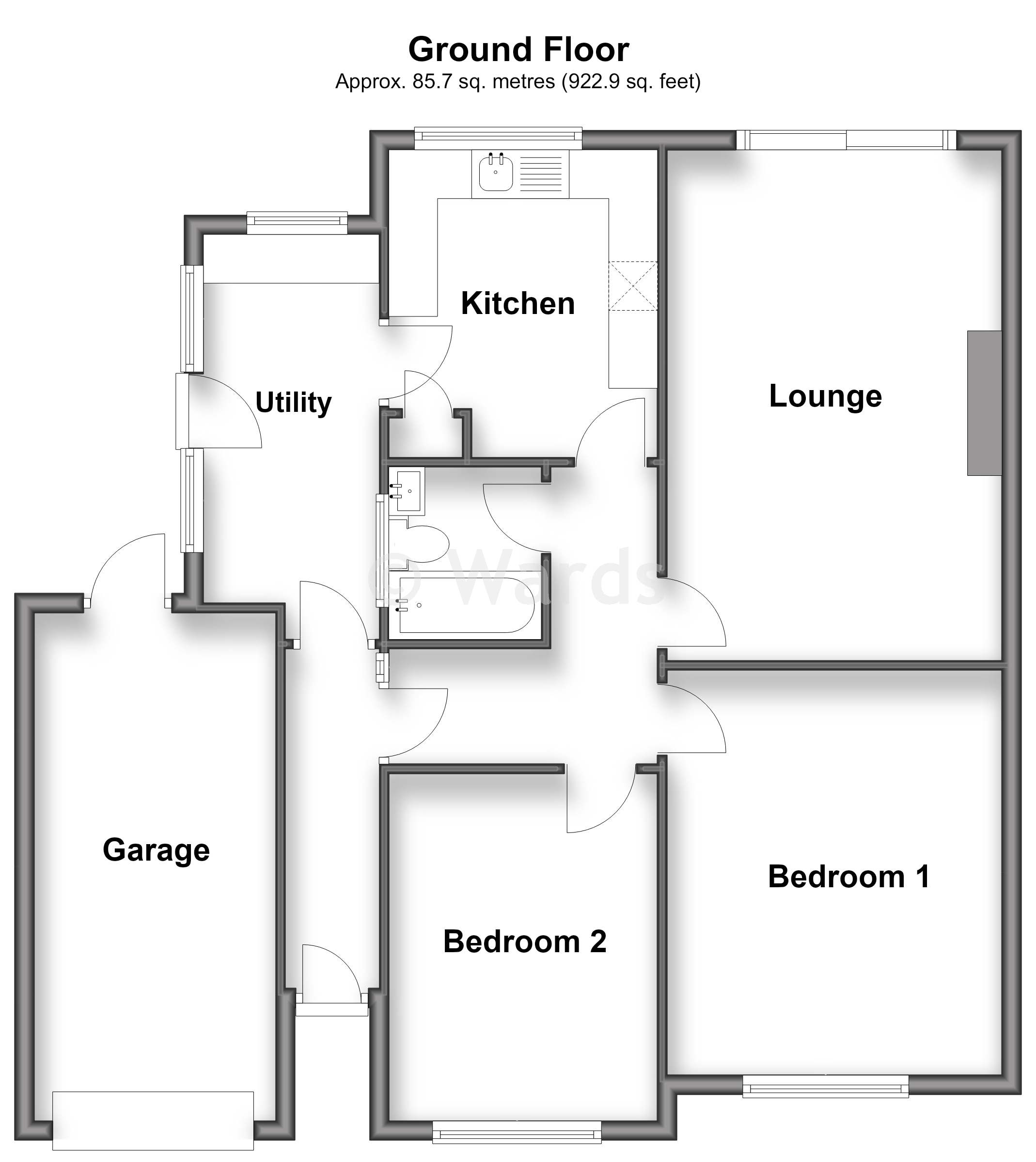 3, Palm Tree Close, Dover floorplan
