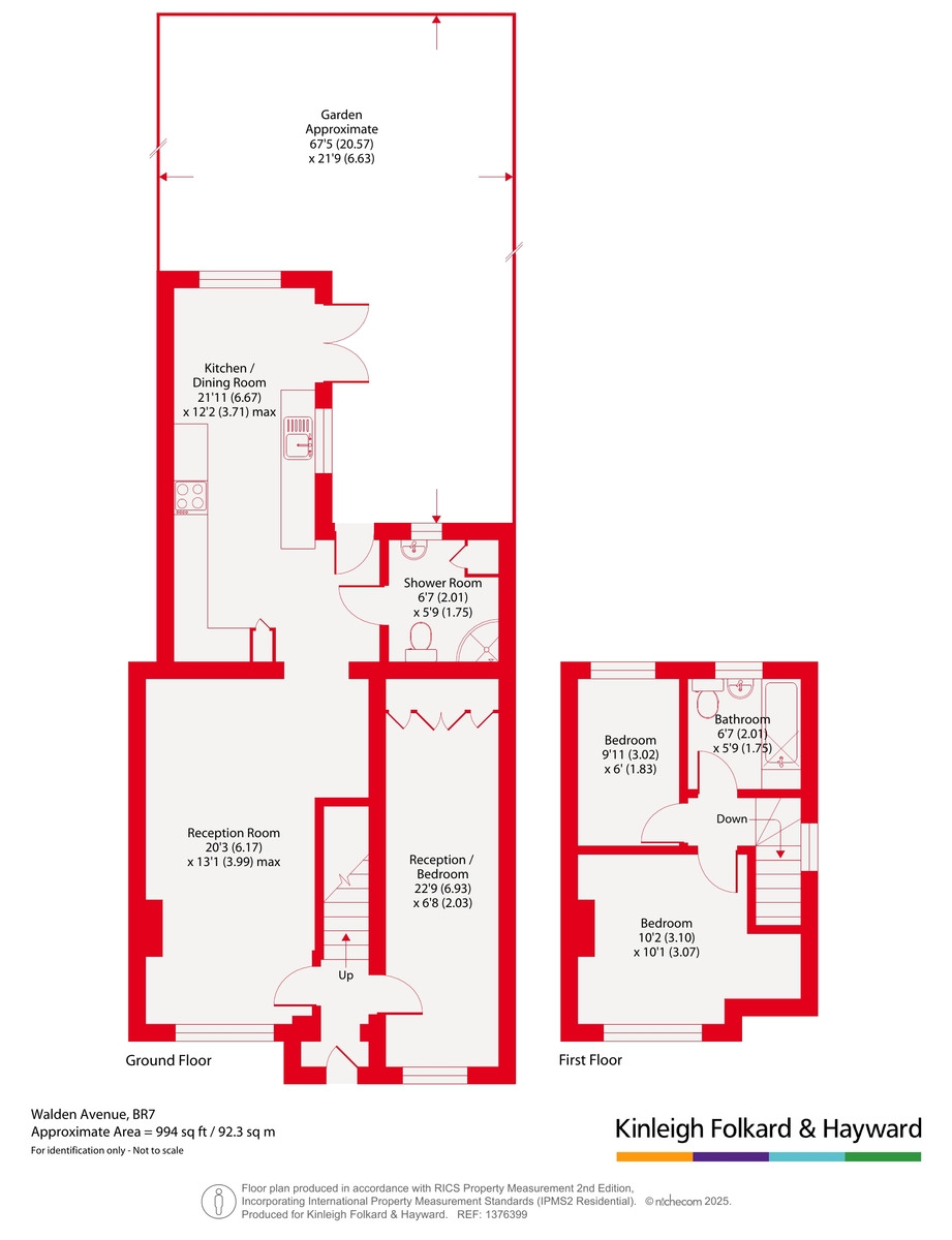 7, Walden Avenue, Chislehurst floorplan