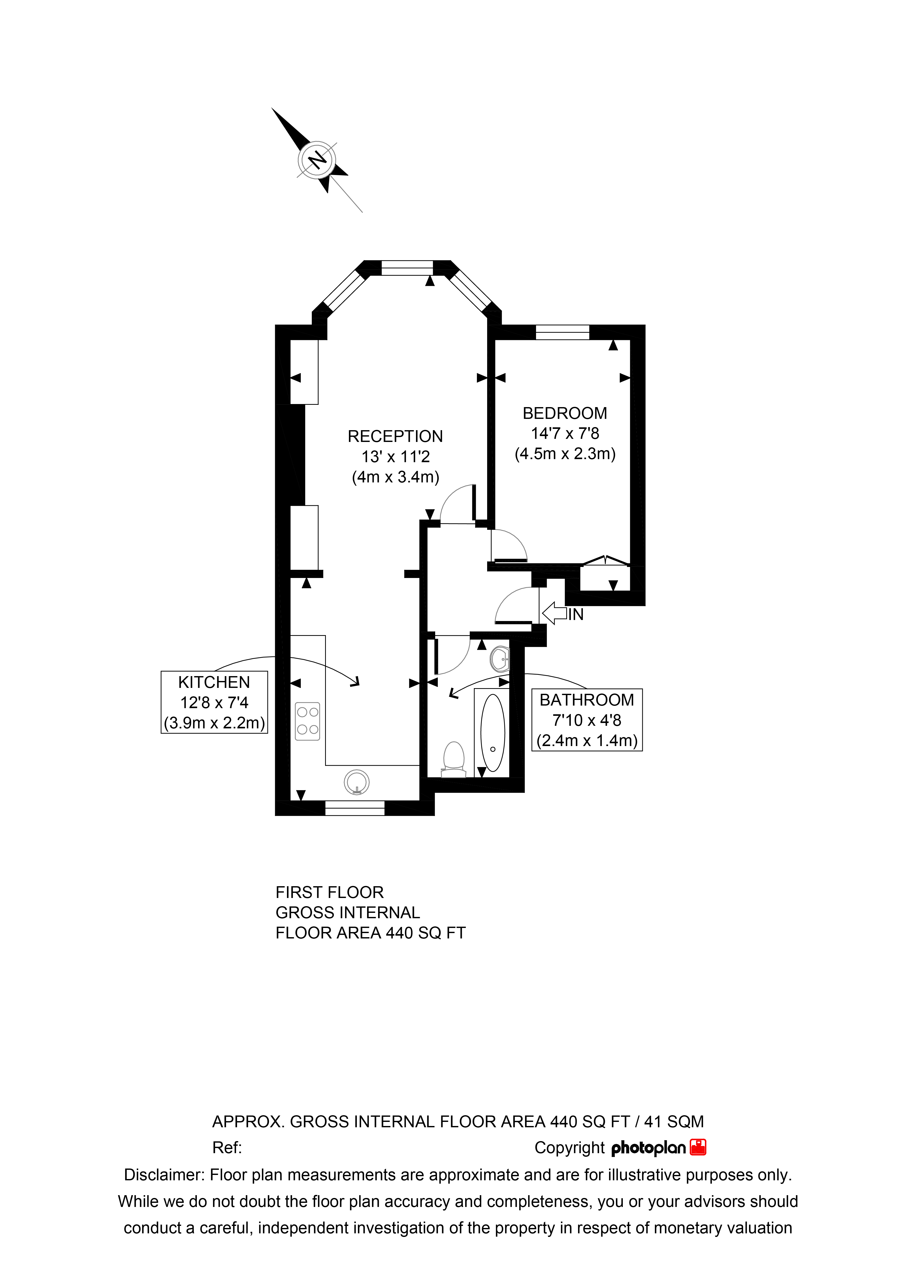 1 Bedrooms Flat to rent in Agamemnon Road, London NW6