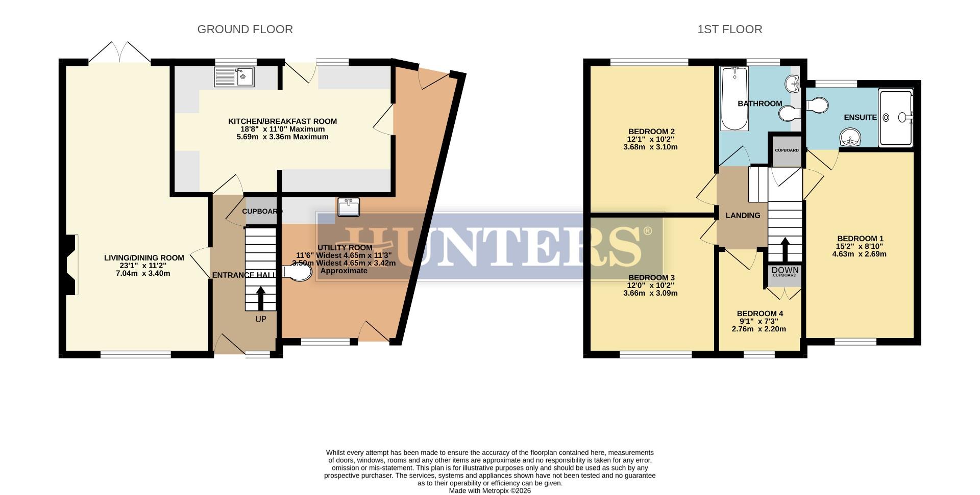 18, Carlton Road, Exeter floorplan
