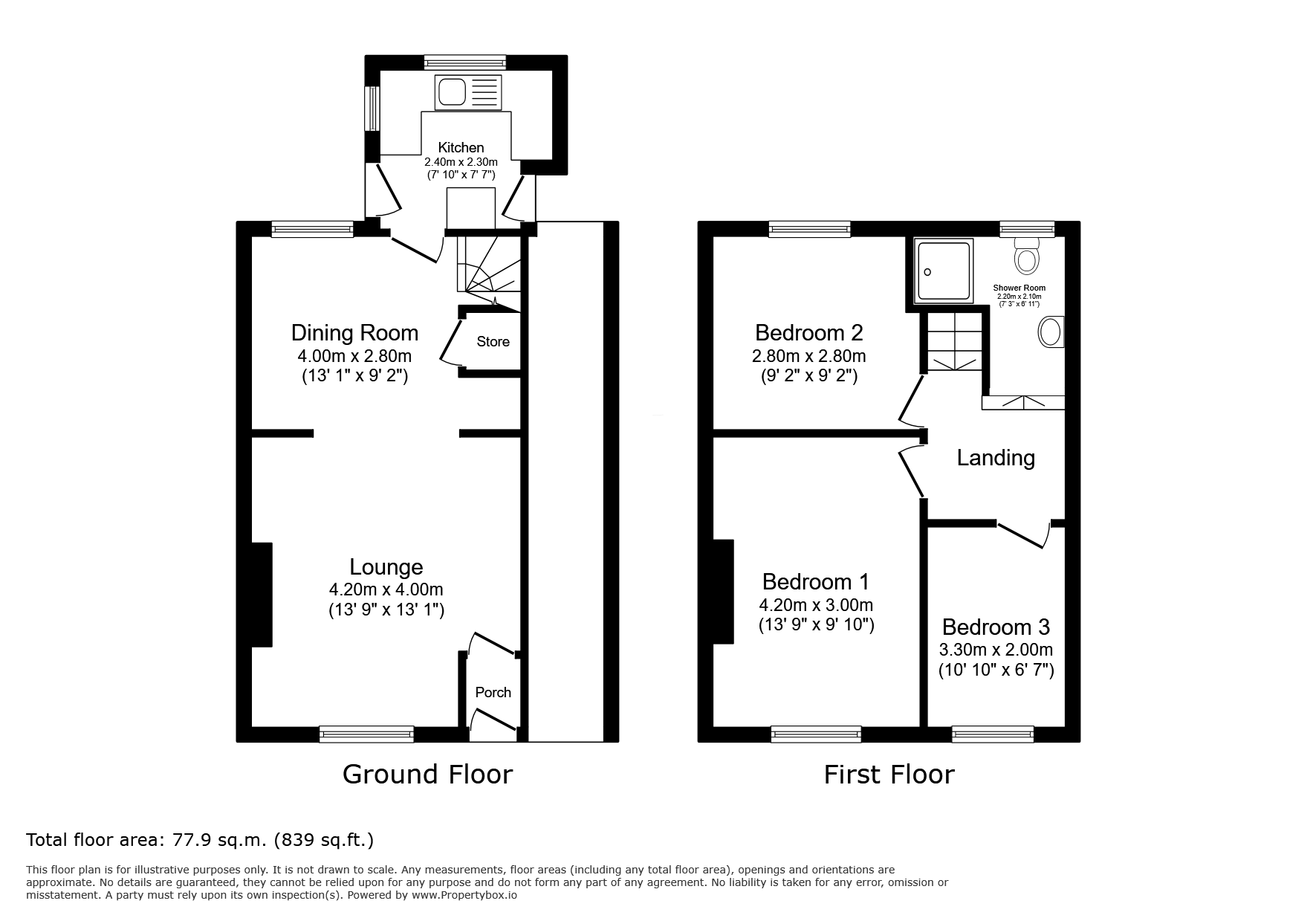116, Wellington Street floorplan