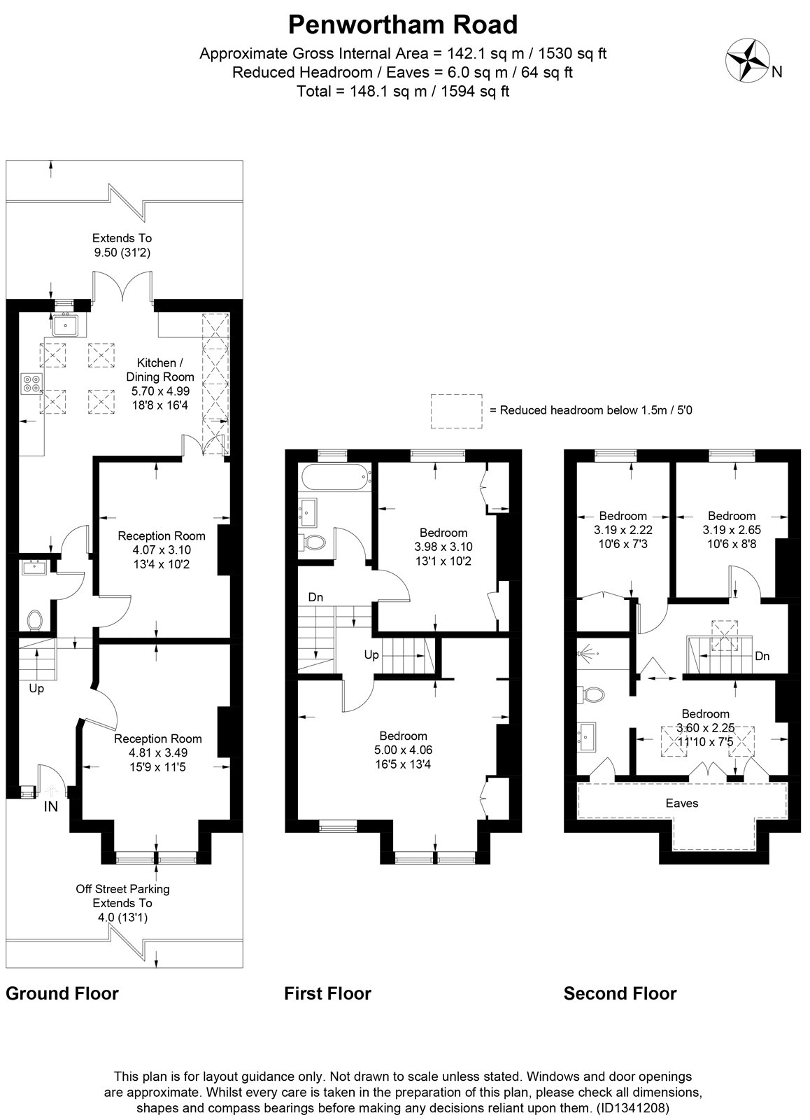 9, Penwortham Road, London floorplan