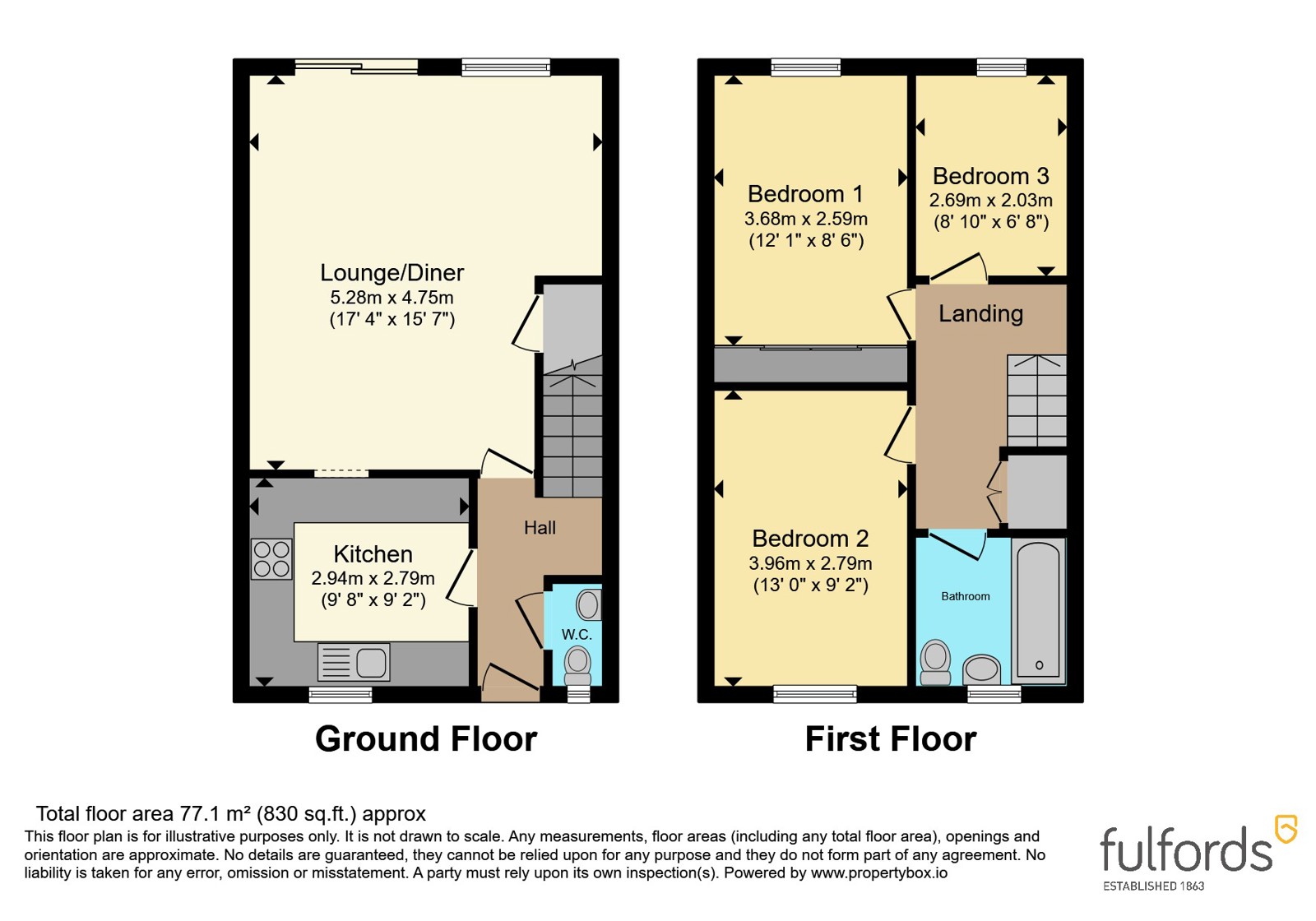 Underways, Yelverton floorplan