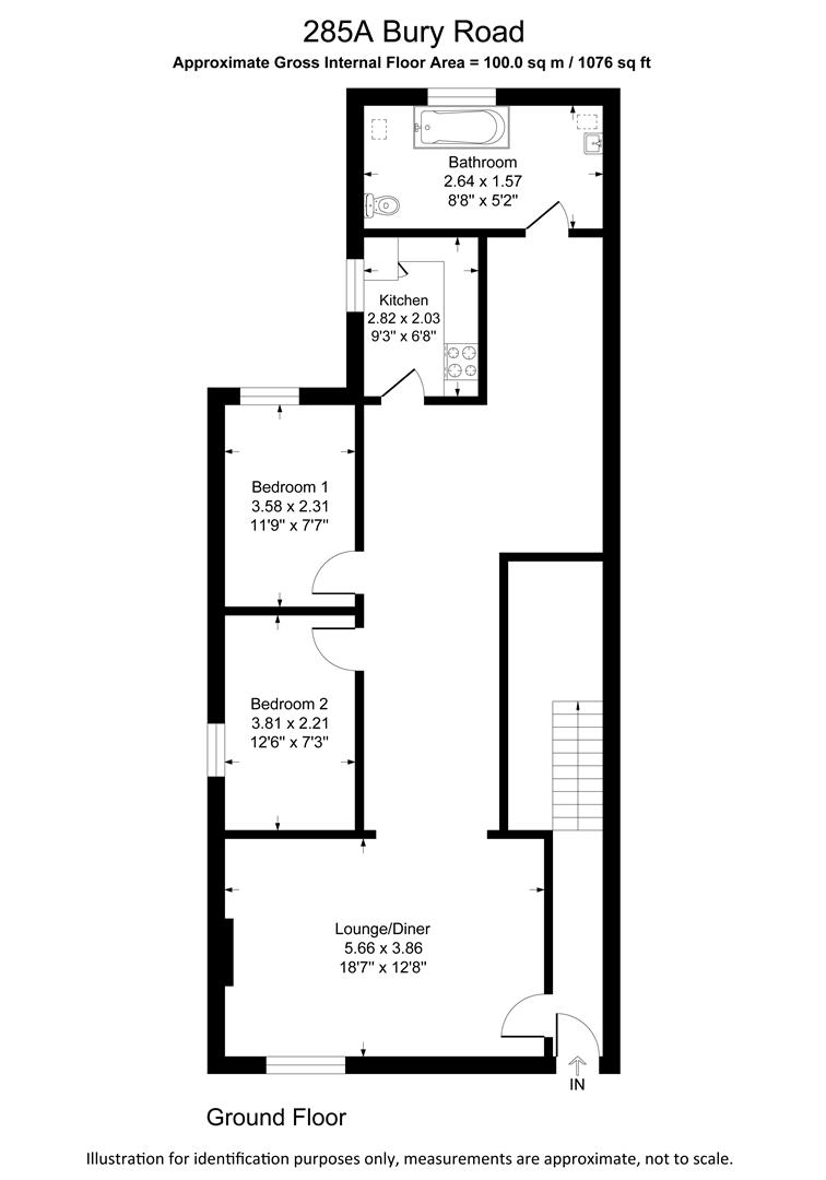 285a, Bury Road, Bury floorplan