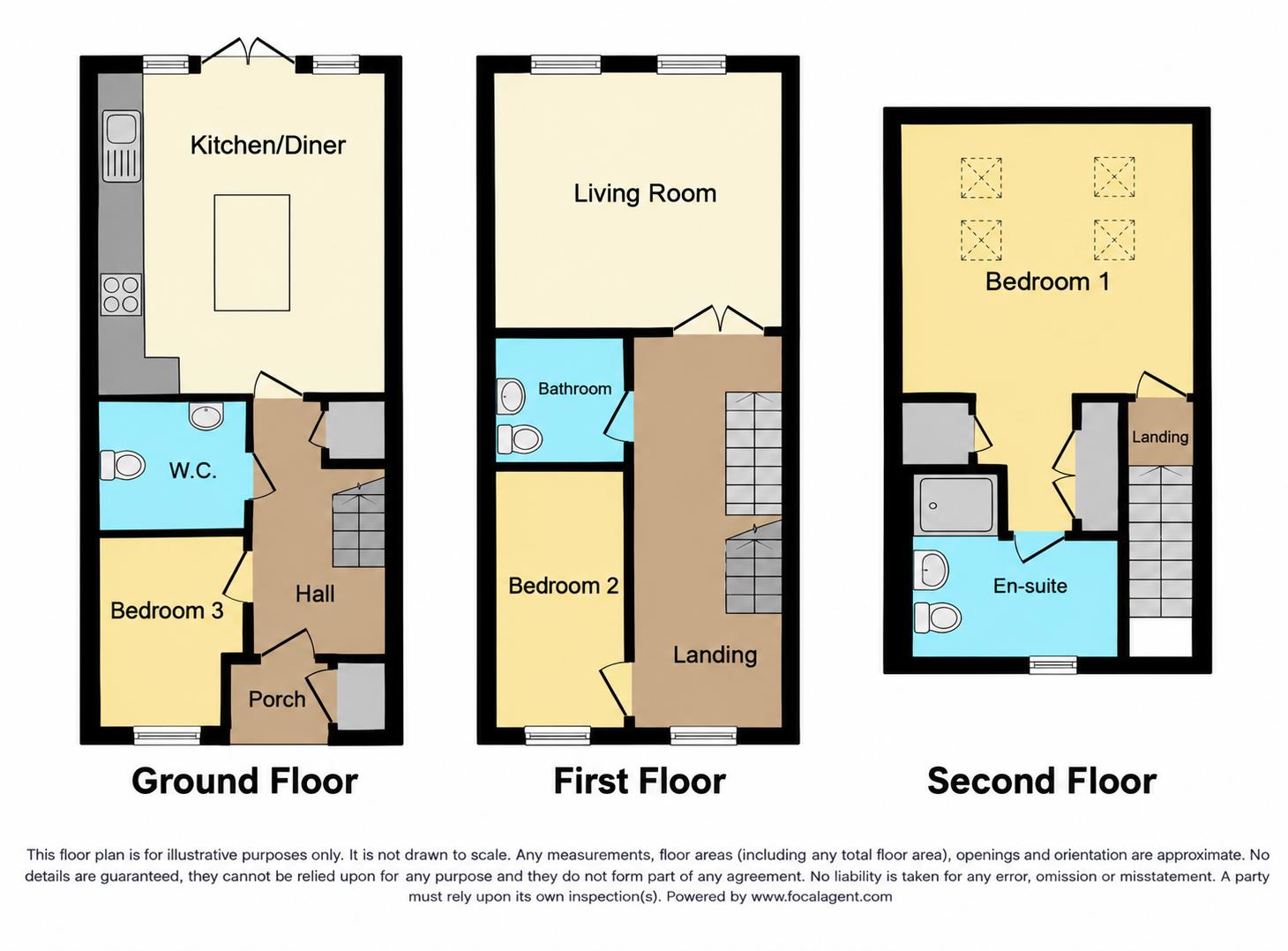 31, Loxley Close, Bradford floorplan