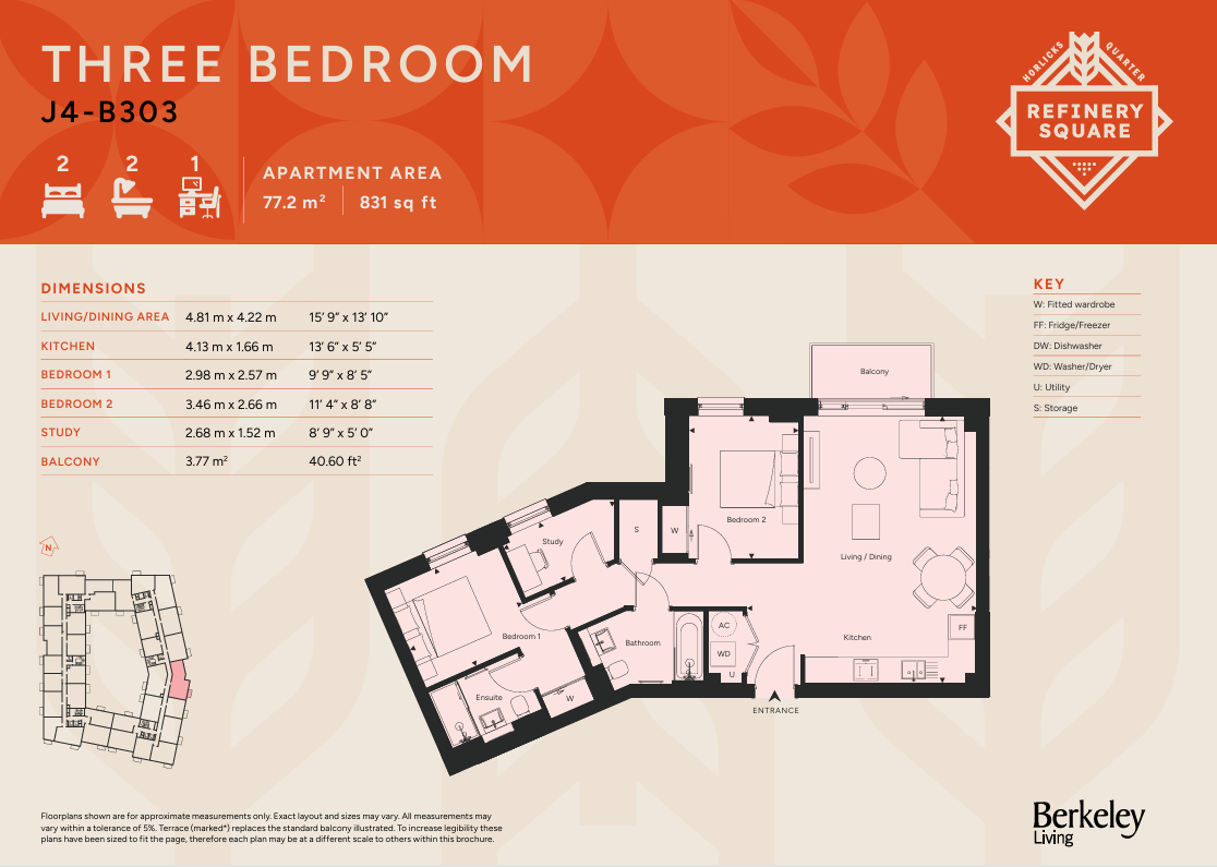 D14, Refinery Square, Stoke Gardens, Slough, Slough floorplan