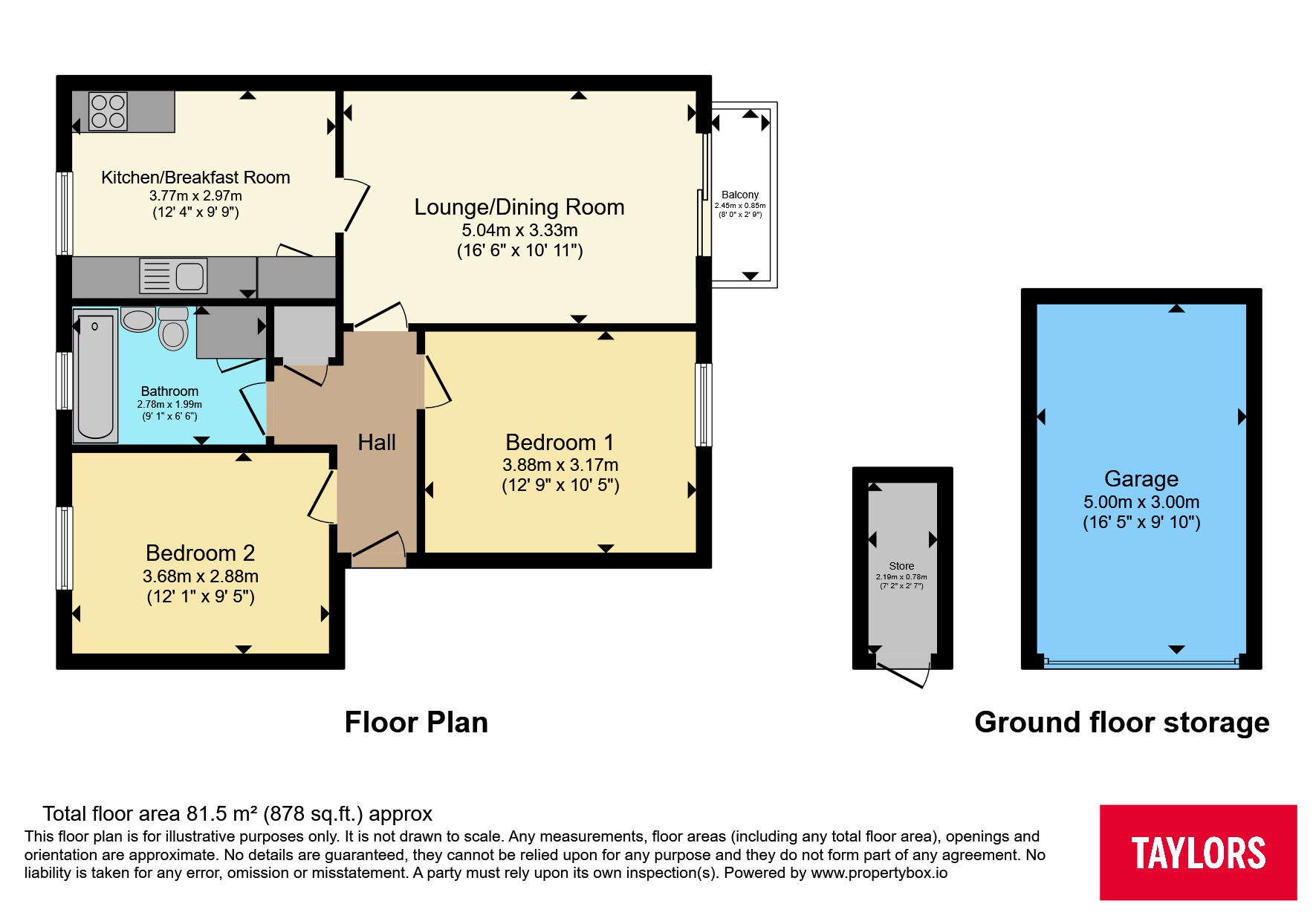 79, Stevenage Road, Hertfordshire floorplan