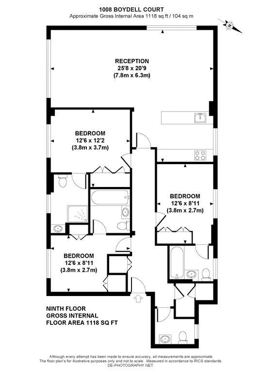 3 Bedrooms Flat to rent in St. Johns Wood Park, London NW8