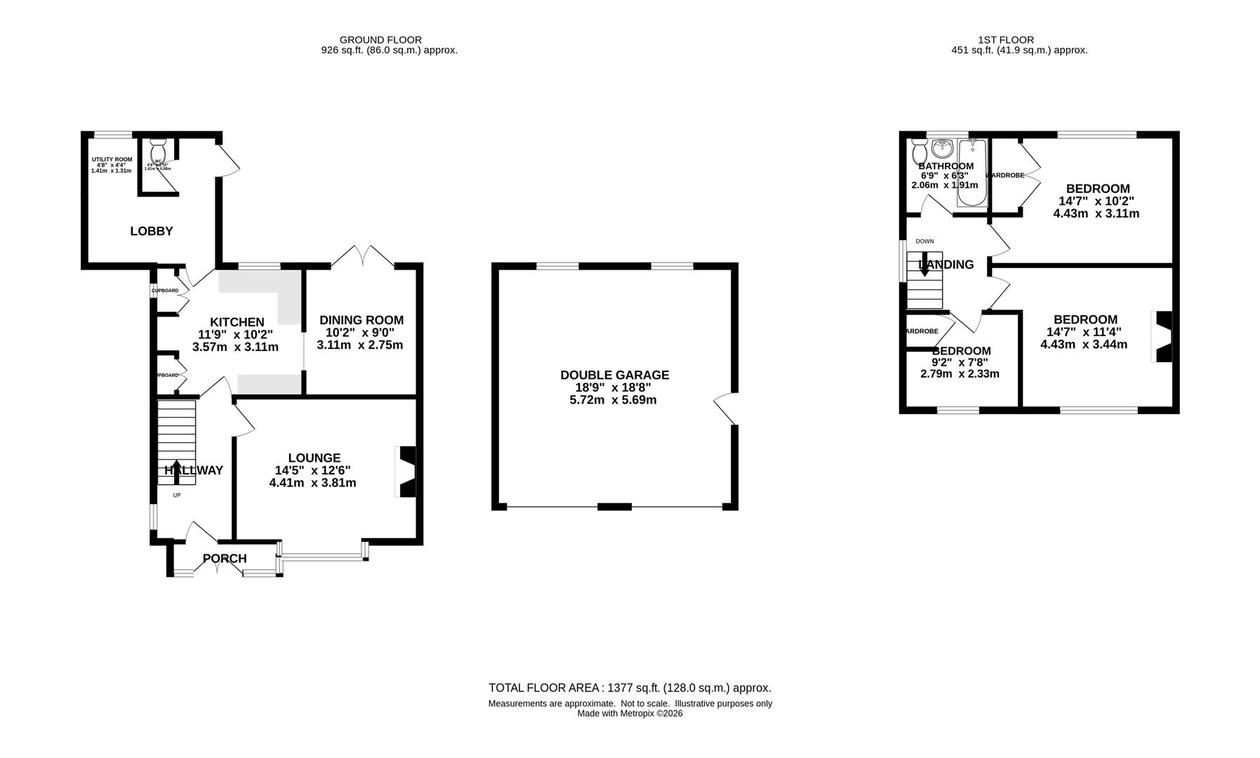 34, Firsgrove Crescent, Brentwood floorplan