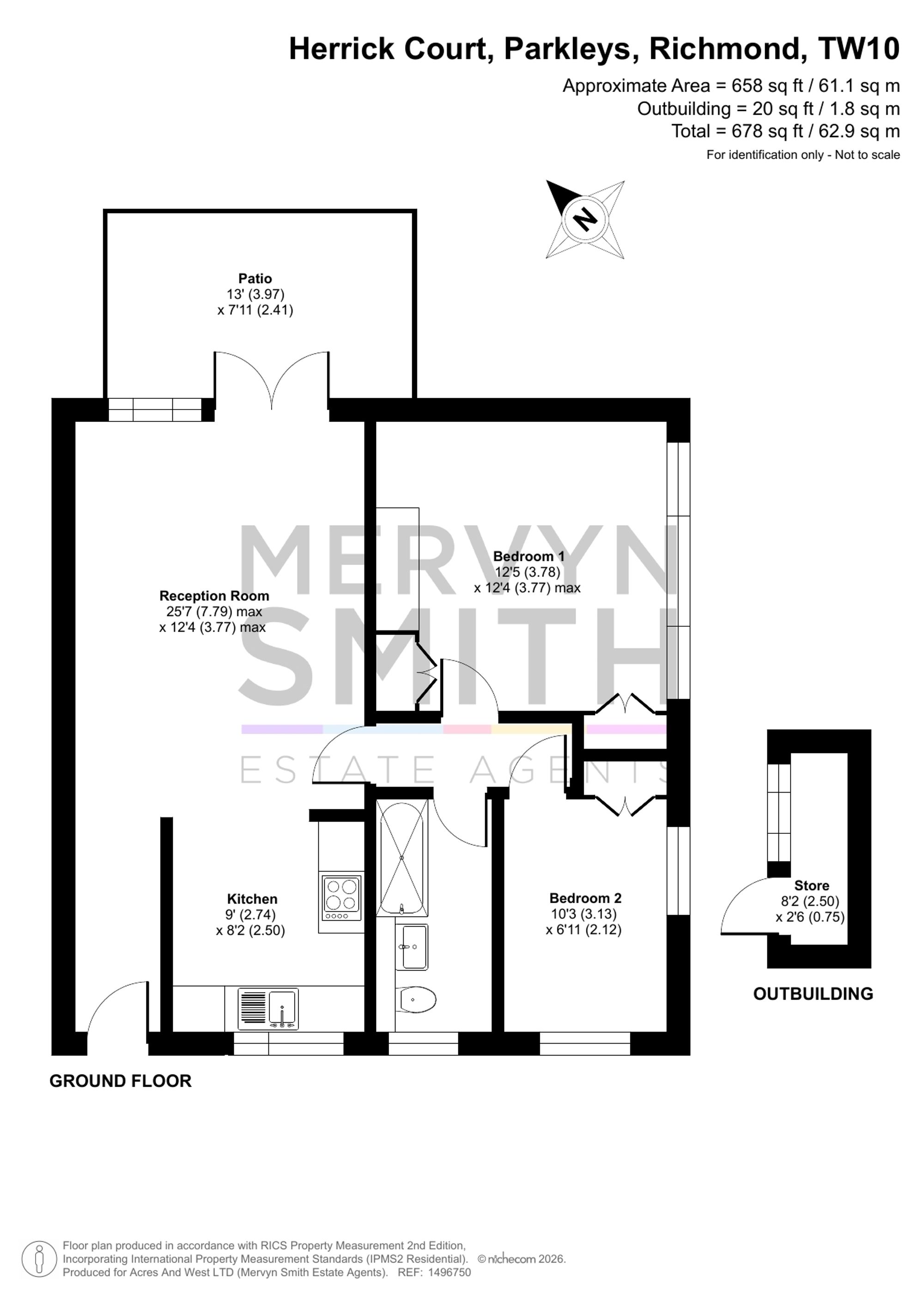 4 Herrick Court Parkleys, Richmond floorplan