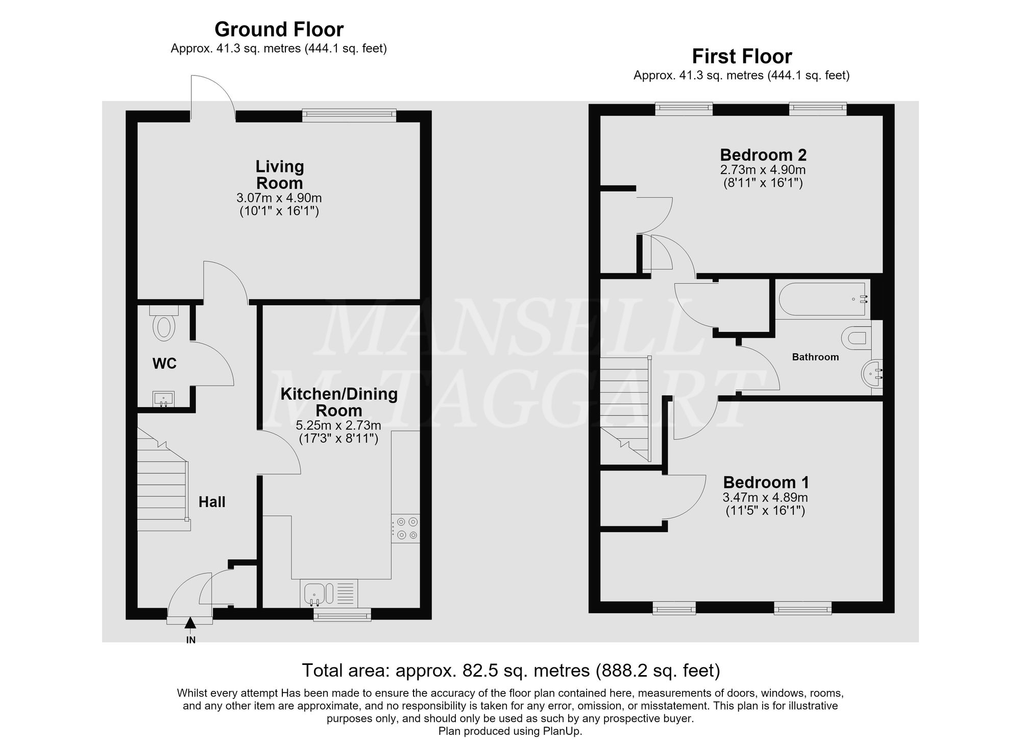2 Geranium Close, Crawley floorplan
