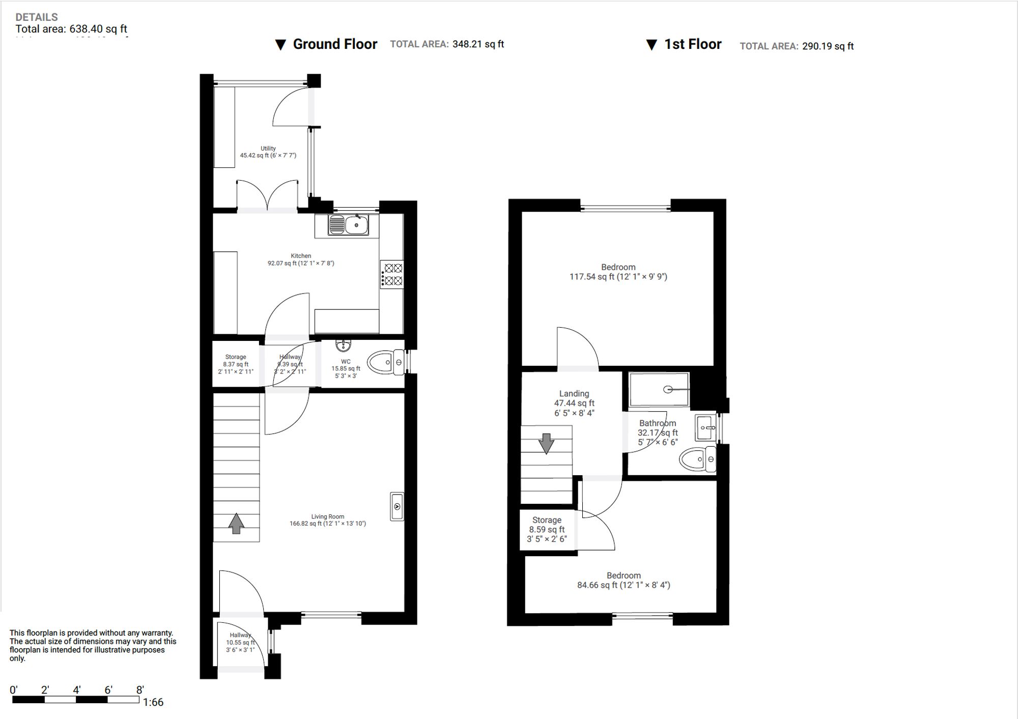 26 West Croft Drive, Chesterfield floorplan