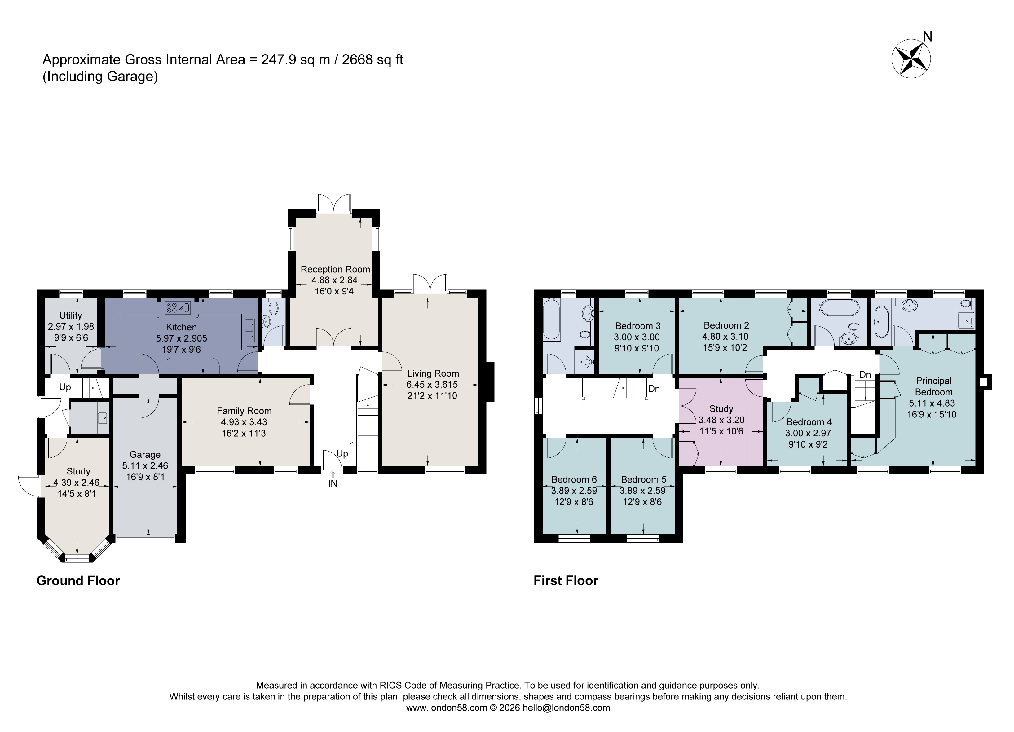 3, Nightingale Close, Surrey floorplan