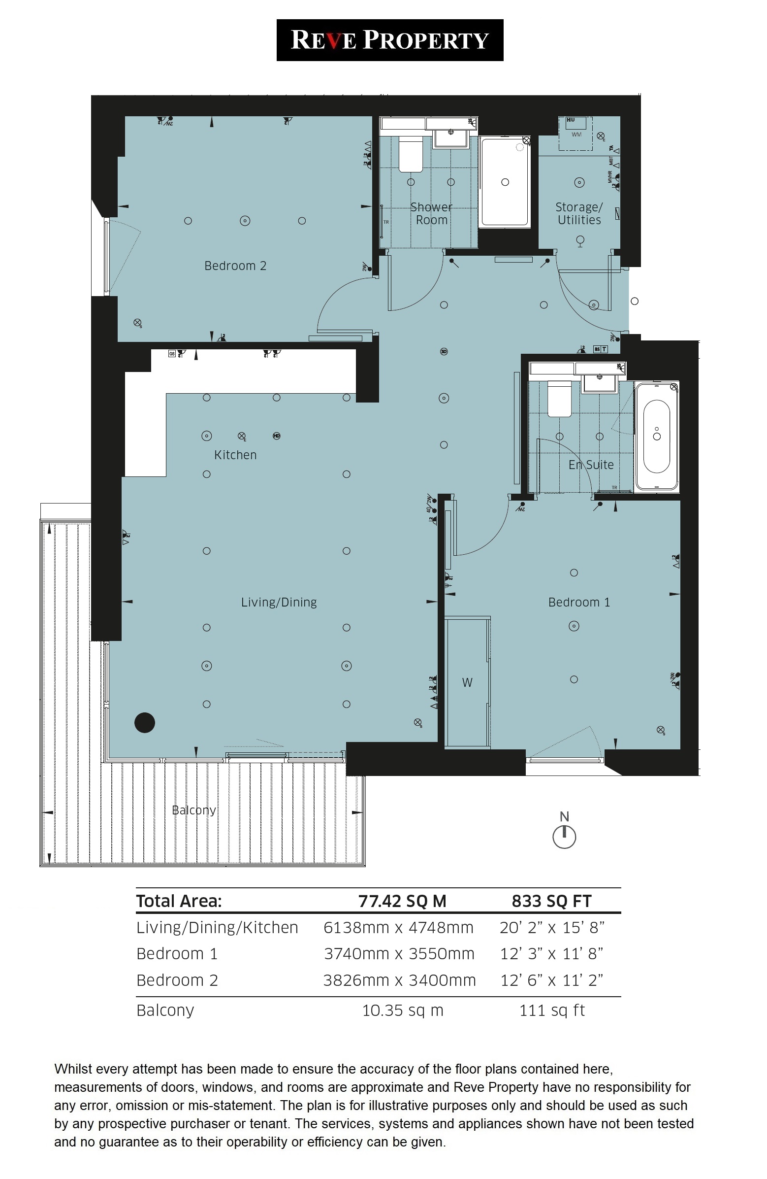 2 Bedrooms Flat to rent in Hopgood Tower, 15 Pegler Square, London SE3